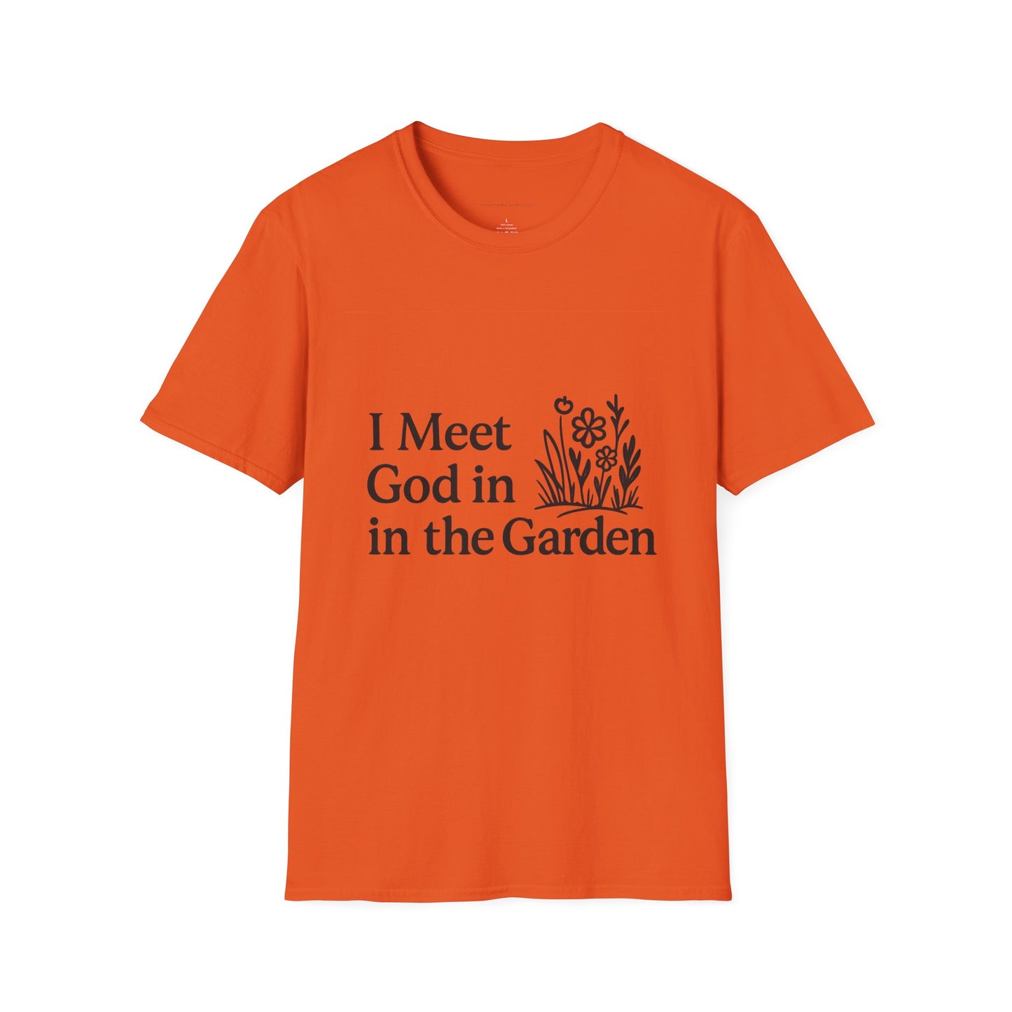 Garden-Inspired Faith T-Shirt | Inspirational Gift, Nature Lover Tee, Religious Apparel, Spring Celebrations, Gardening Enthusiast
