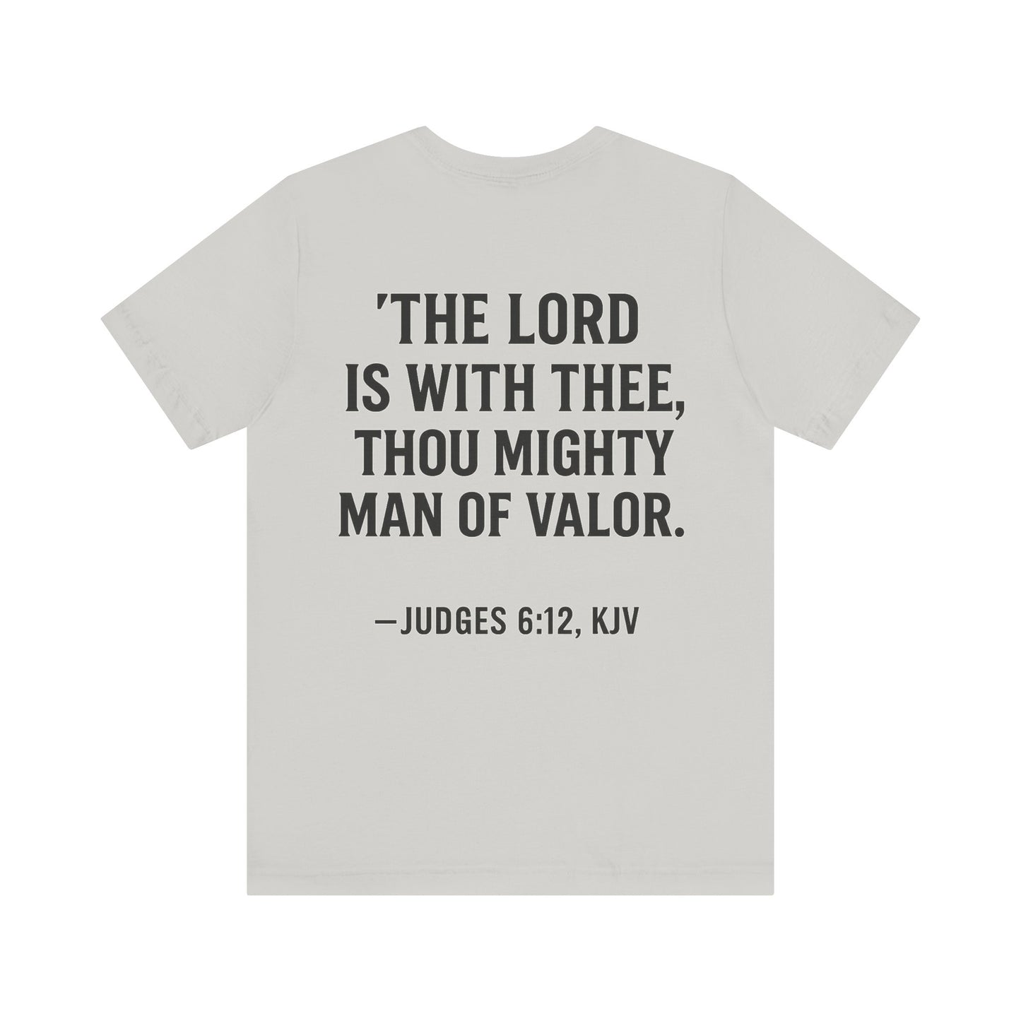 Faith-Inspired Unisex Tee, Motivational Shirt, Men's Apparel, Gift for Dad, Christian T-Shirts, Bible Verse Clothing