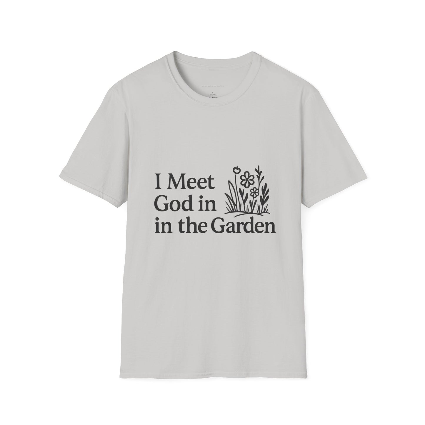 Garden-Inspired Faith T-Shirt | Inspirational Gift, Nature Lover Tee, Religious Apparel, Spring Celebrations, Gardening Enthusiast