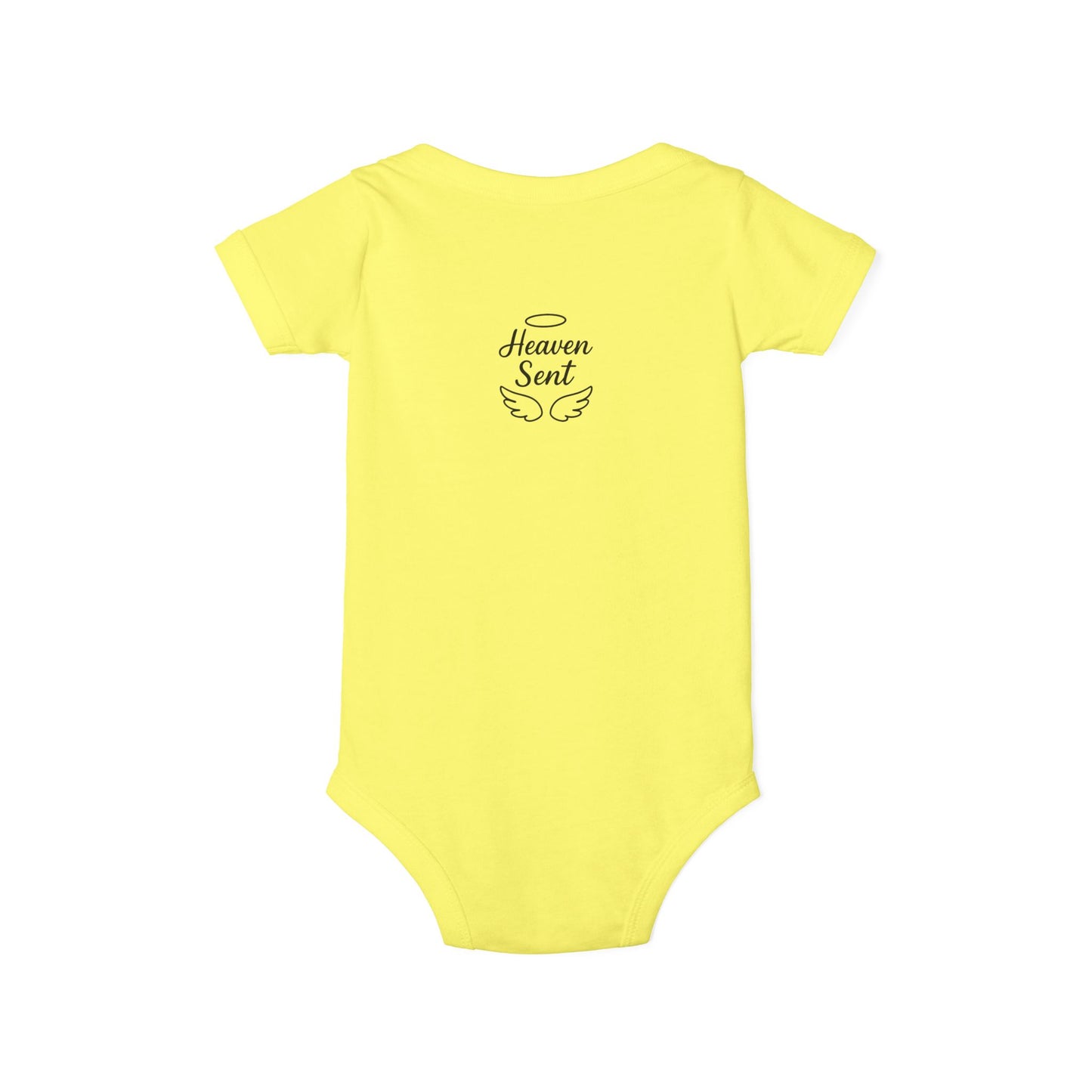Heaven Sent Infant One Piece, Baby Bodysuit, Newborn Gift, Baby Shower Present, Cute Baby Clothes, Angelic Outfit