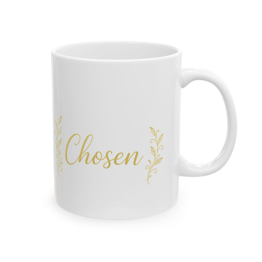 Elegant Floral Ceramic Mug, Coffee Cup Gift, Personalized Tea Mug, Home Decor, Unique Drinkware for Special Occasions