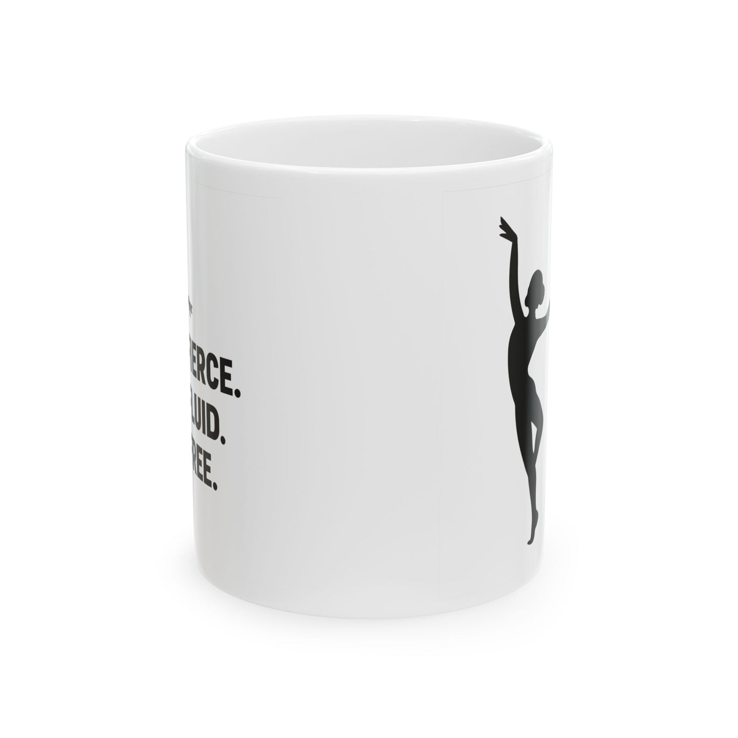 Empowering Ceramic Mug, Inspirational Gift, Coffee Lover, Modern Art Mug, Motivational Drinkware