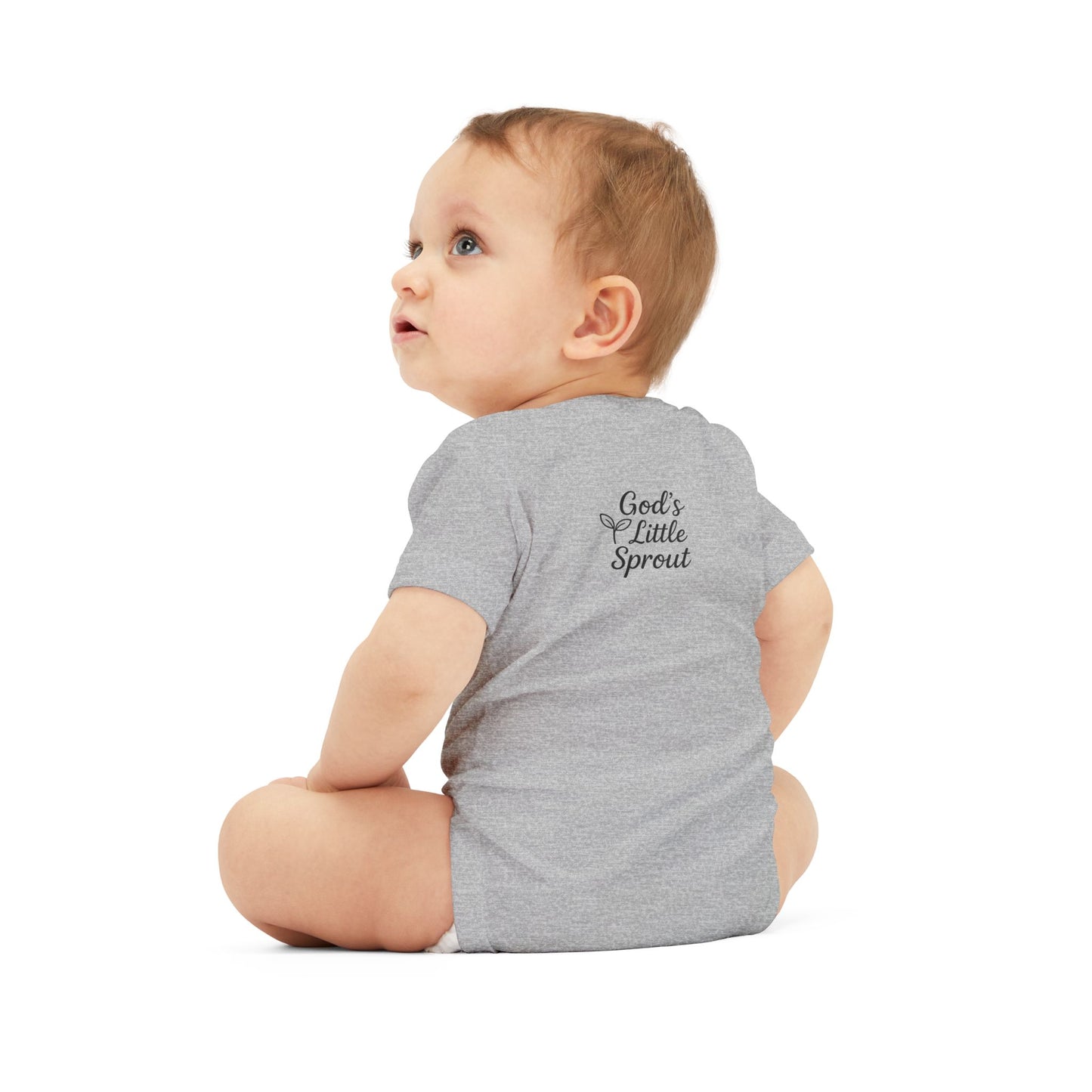 God's Little Sprout Infant Bodysuit, Baby Shower Gift, Newborn Outfit, Christening Apparel, Infant Clothing, Cute Baby Wear