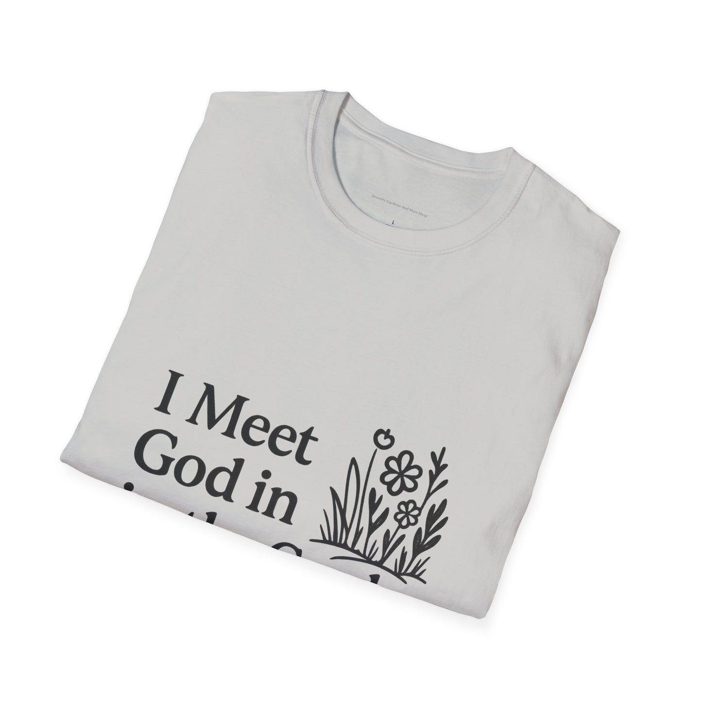 Garden-Inspired Faith T-Shirt | Inspirational Gift, Nature Lover Tee, Religious Apparel, Spring Celebrations, Gardening Enthusiast