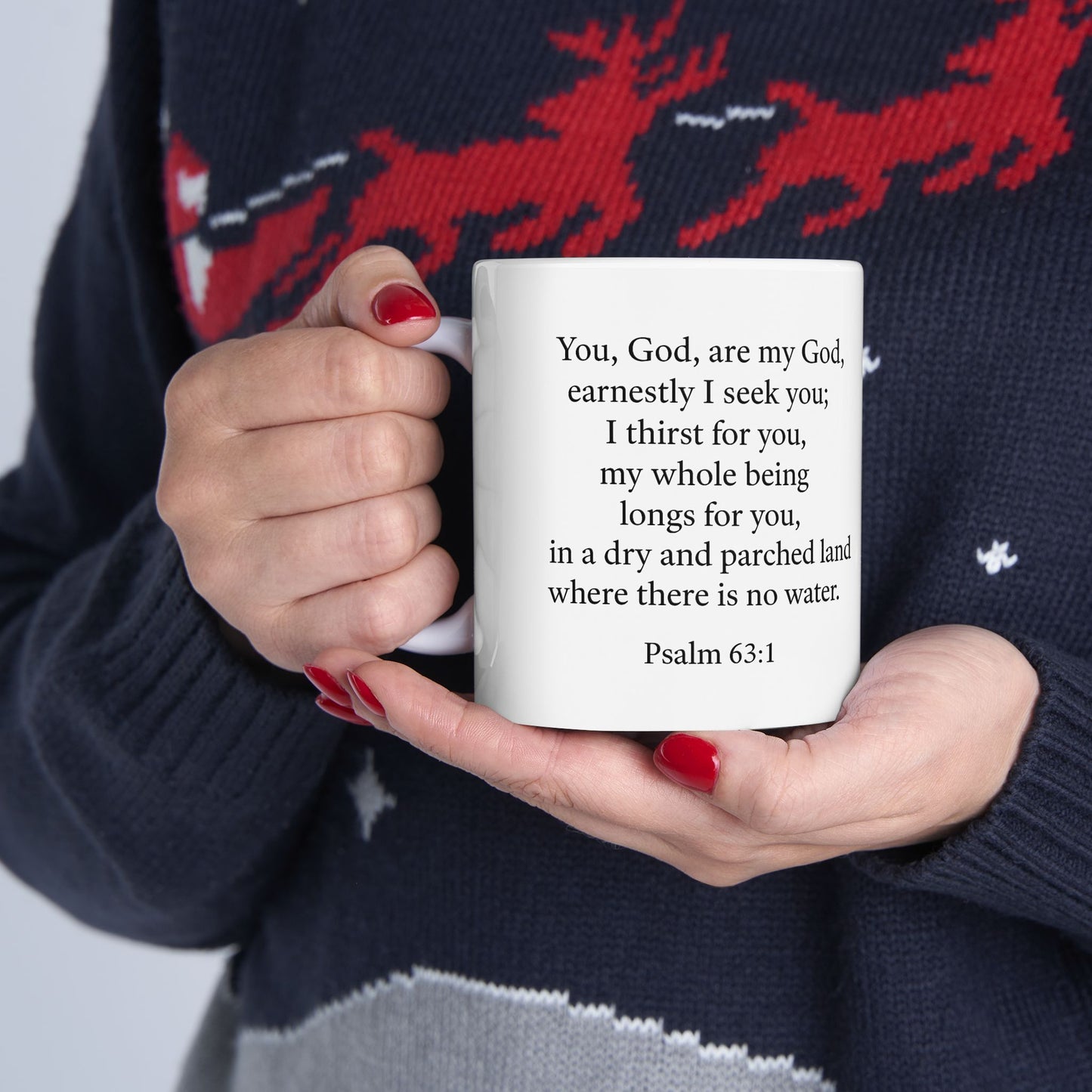 Inspirational Ceramic Mug with Uplifting Quote, Perfect Gift for Coffee Lovers, Encouragement Mug, Home Decor, Faith-Centered Gift