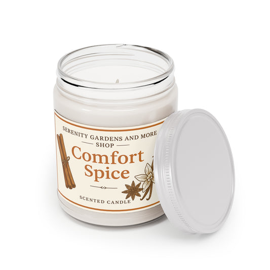 Comfort Spice Scented Candle, Aromatherapy, Relaxation, Home Decor, Gift for Her, Cozy Nights, Holiday Essential