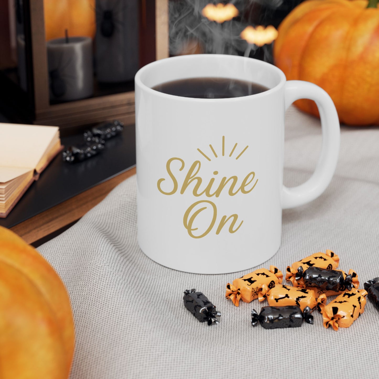 Elegant Ceramic Mug - Perfect Gift for Coffee Lovers, Birthdays, Anniversaries, Home Decor, Customizable Design