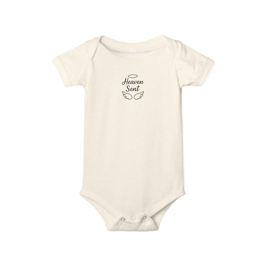 Heaven Sent Infant One Piece, Baby Bodysuit, Newborn Gift, Baby Shower Present, Cute Baby Clothes, Angelic Outfit
