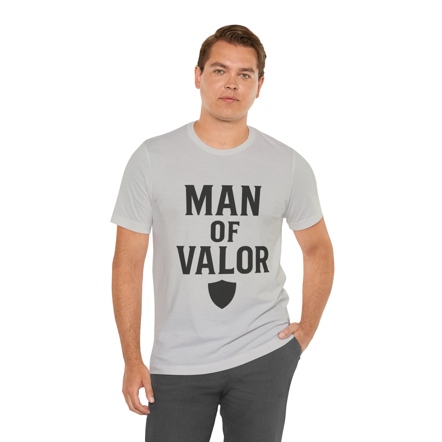 Faith-Inspired Unisex Tee, Motivational Shirt, Men's Apparel, Gift for Dad, Christian T-Shirts, Bible Verse Clothing