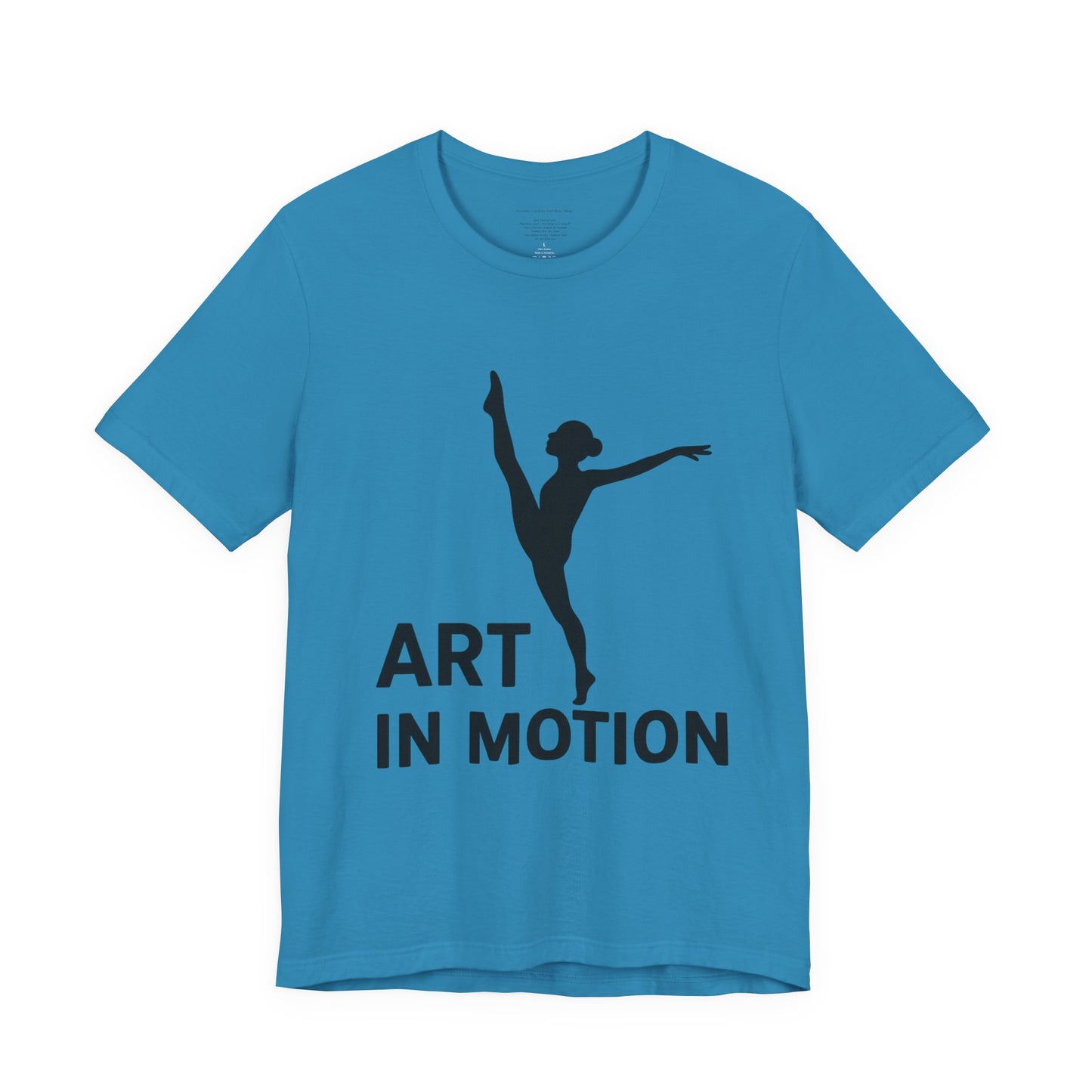 Dancer Graphic Tee, Art in Motion T-Shirt, Ballet Dance Apparel, Unisex Casual Top, Perfect Gift for Dance Lovers, Artsy Statement Shirt
