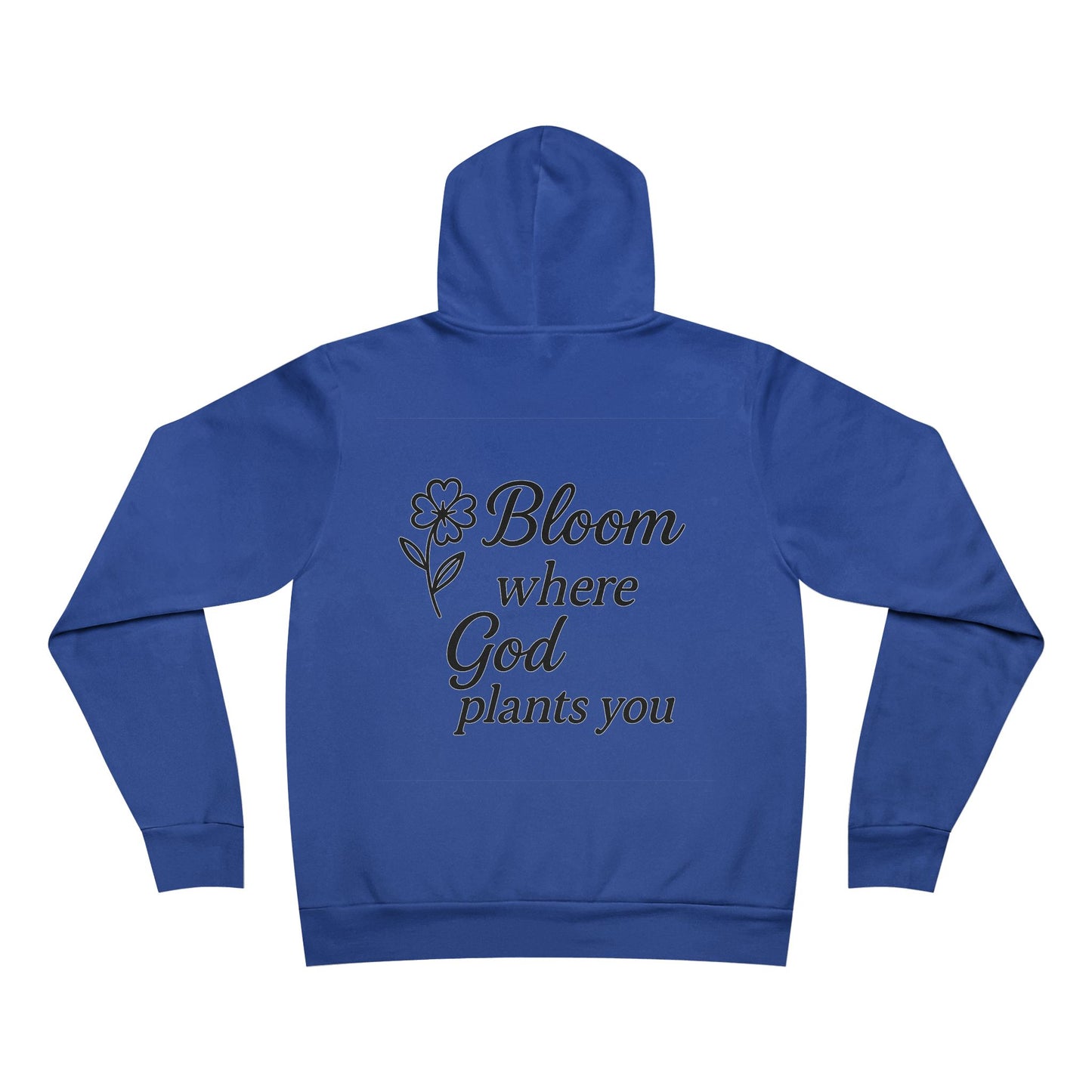 Inspirational Floral Hoodie | Bloom Where God Plants You, Cozy Pullover, Gift for Friends, Faith Apparel, Spring Fashion