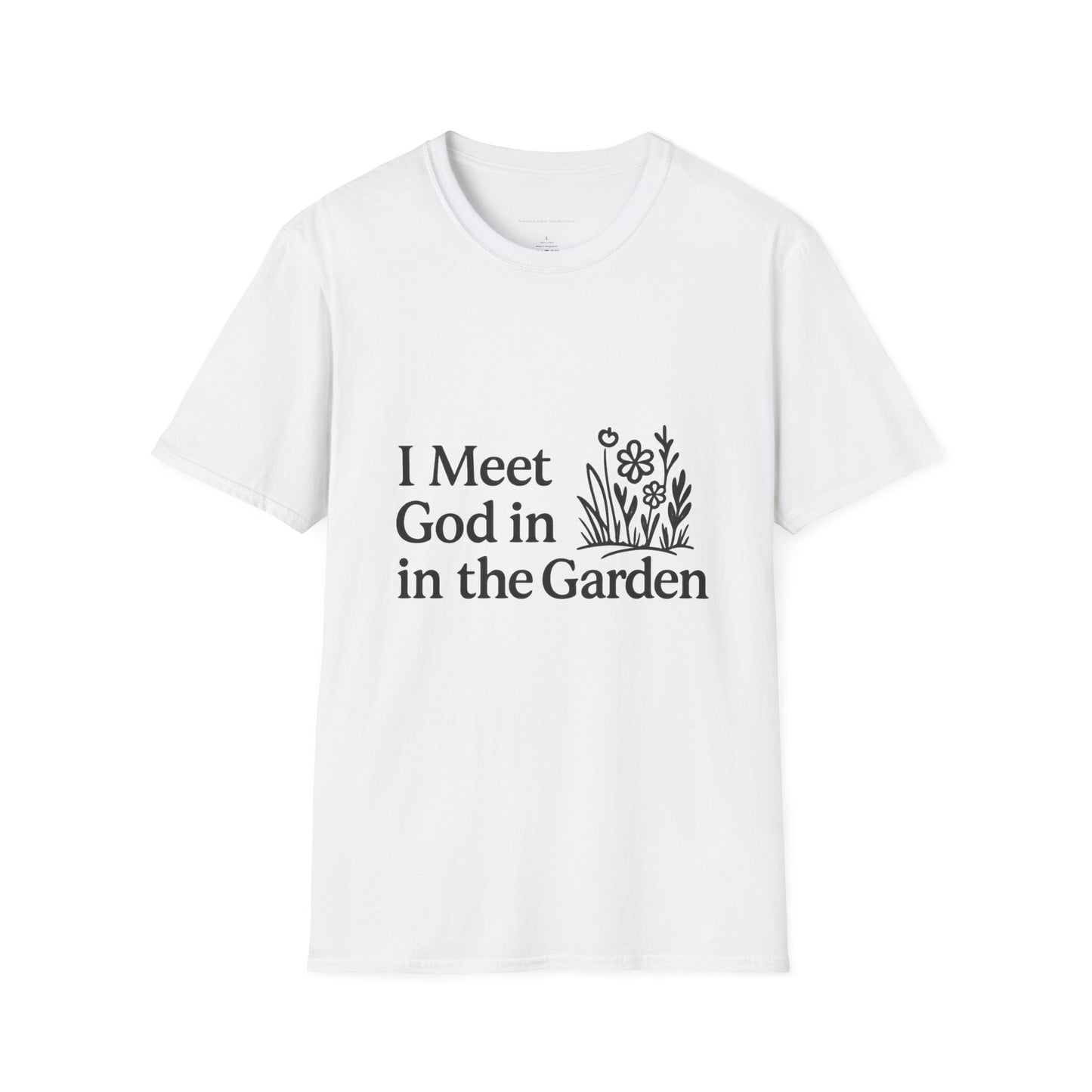 Garden-Inspired Faith T-Shirt | Inspirational Gift, Nature Lover Tee, Religious Apparel, Spring Celebrations, Gardening Enthusiast