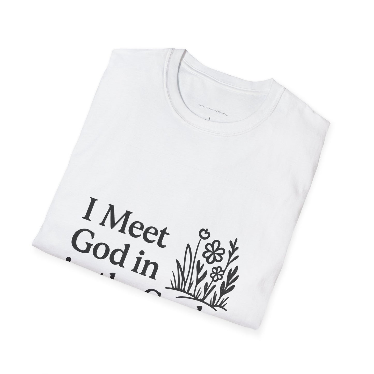Garden-Inspired Faith T-Shirt | Inspirational Gift, Nature Lover Tee, Religious Apparel, Spring Celebrations, Gardening Enthusiast