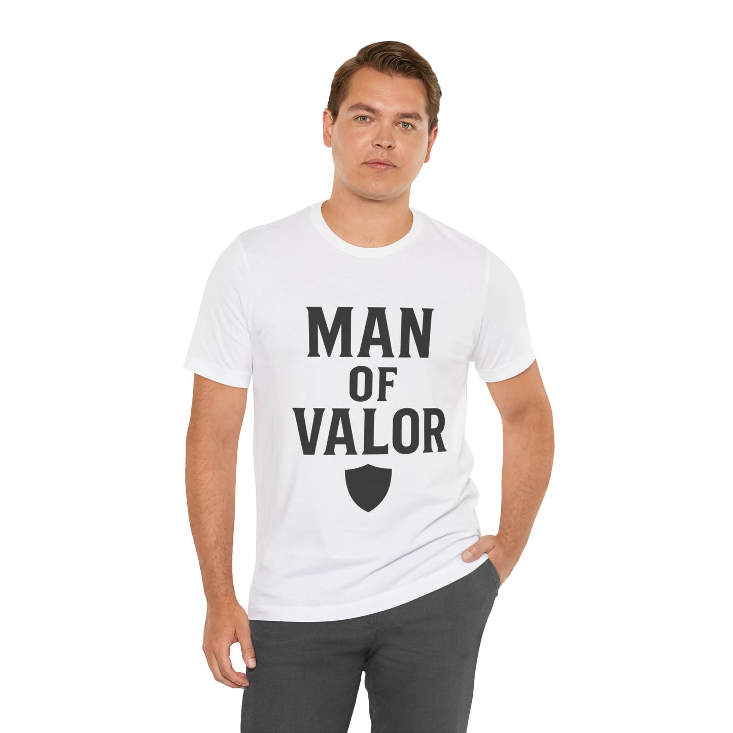 Faith-Inspired Unisex Tee, Motivational Shirt, Men's Apparel, Gift for Dad, Christian T-Shirts, Bible Verse Clothing