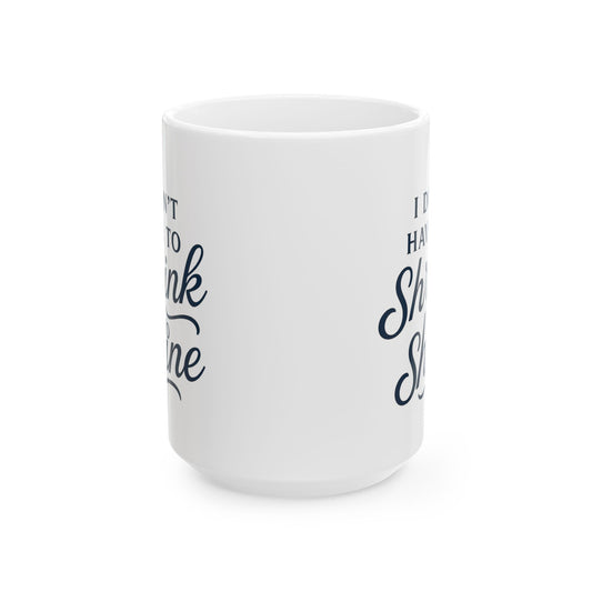 Funny Ceramic Coffee Mug, Gift for Coffee Lovers, Quirky Humor Mug, Office Desk Essential, Birthday Gift