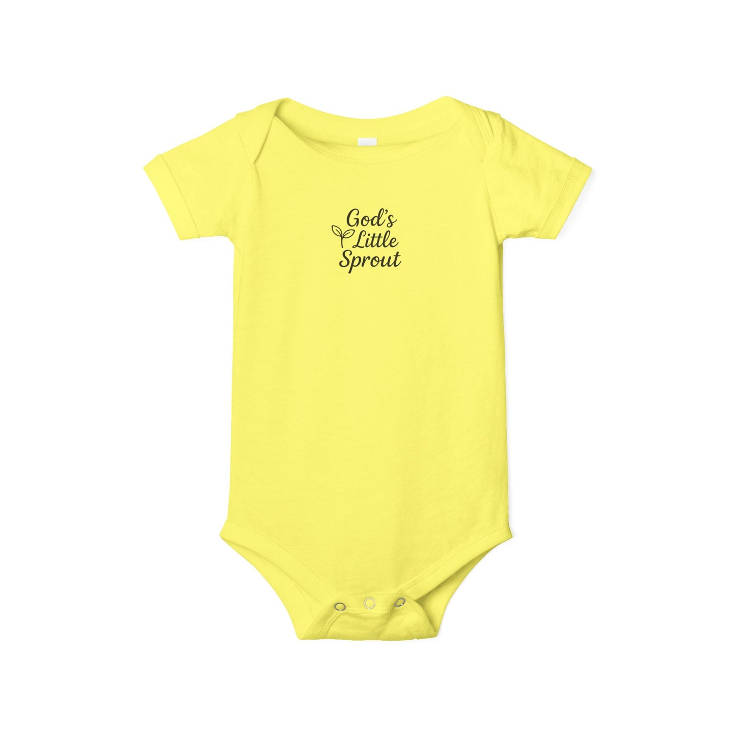 God's Little Sprout Infant Bodysuit, Baby Shower Gift, Newborn Outfit, Christening Apparel, Infant Clothing, Cute Baby Wear
