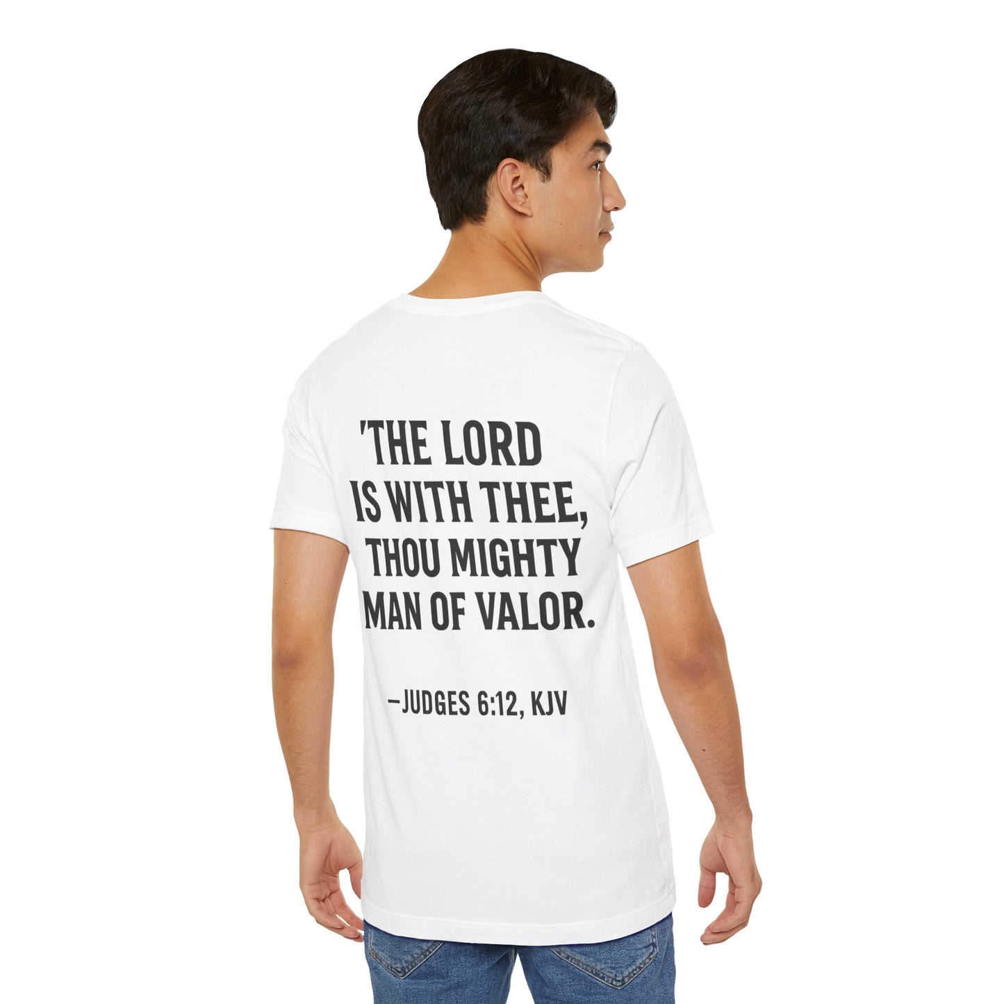 Faith-Inspired Unisex Tee, Motivational Shirt, Men's Apparel, Gift for Dad, Christian T-Shirts, Bible Verse Clothing