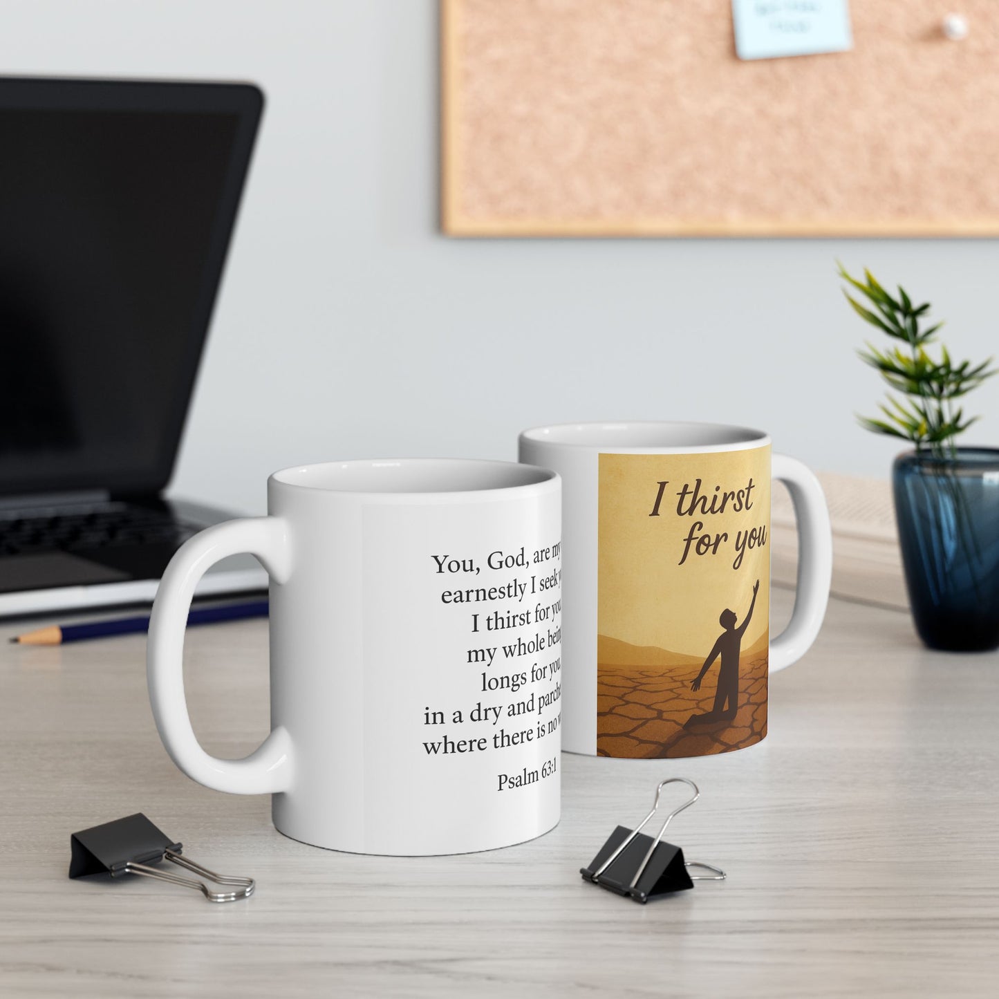 Inspirational Ceramic Mug with Uplifting Quote, Perfect Gift for Coffee Lovers, Encouragement Mug, Home Decor, Faith-Centered Gift