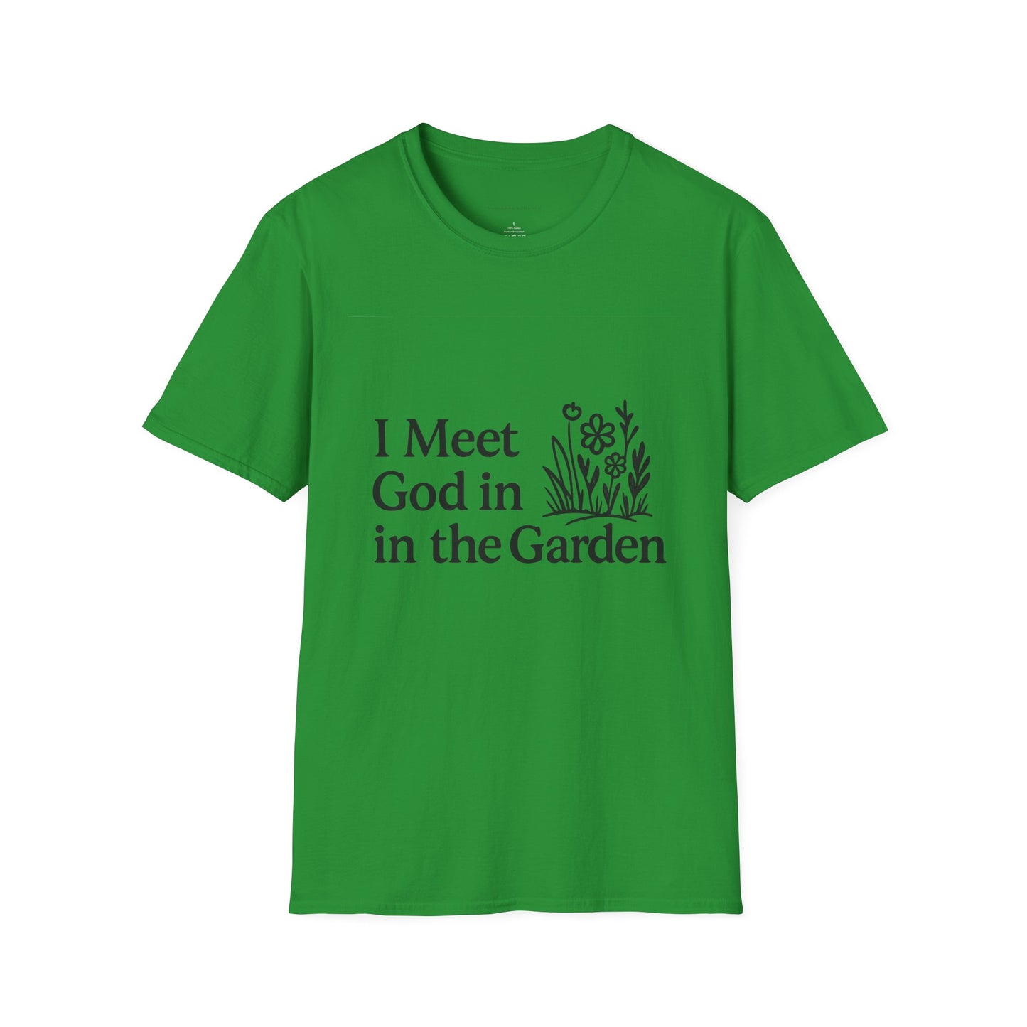 Garden-Inspired Faith T-Shirt | Inspirational Gift, Nature Lover Tee, Religious Apparel, Spring Celebrations, Gardening Enthusiast