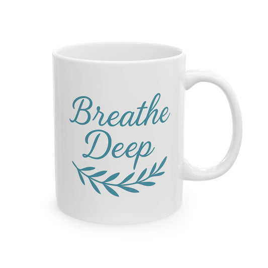 Inspirational Ceramic Mug: Perfect Gift for Coffee Lovers, Motivational Decor, Self-Care, Birthday, Tea Lovers, Home Office