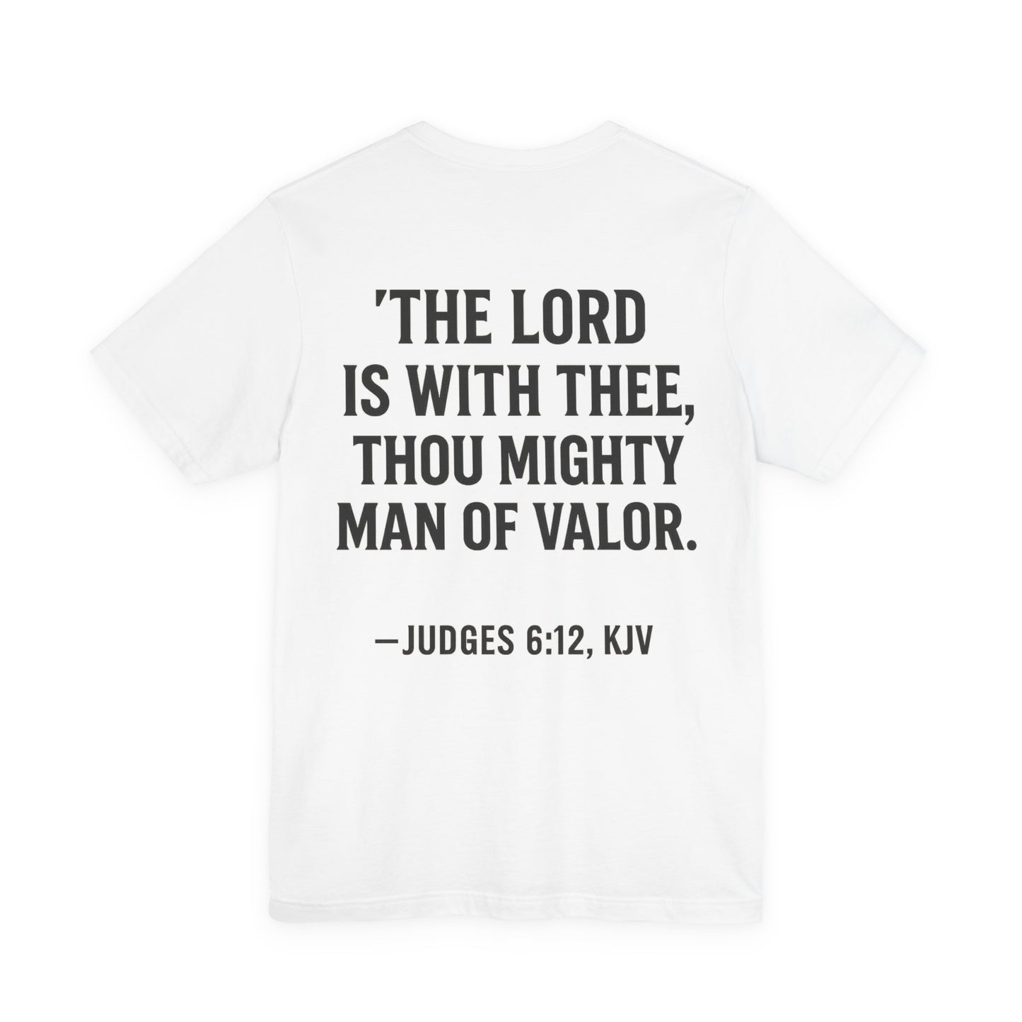 Faith-Inspired Unisex Tee, Motivational Shirt, Men's Apparel, Gift for Dad, Christian T-Shirts, Bible Verse Clothing