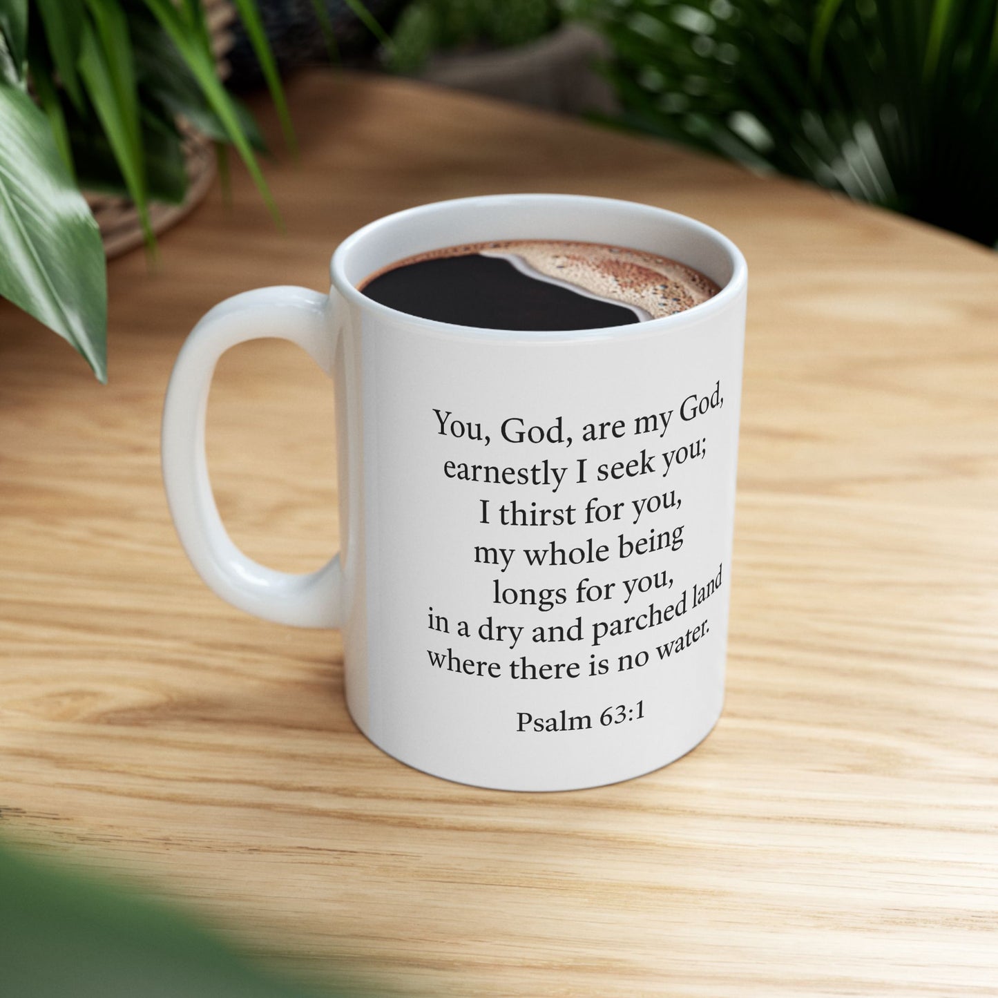 Inspirational Ceramic Mug with Uplifting Quote, Perfect Gift for Coffee Lovers, Encouragement Mug, Home Decor, Faith-Centered Gift