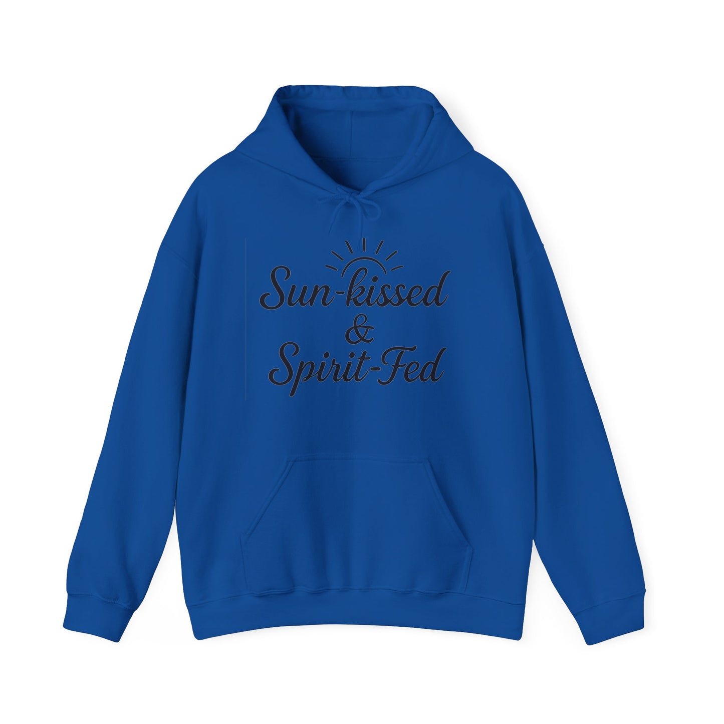 Sun-kissed & Spirit-Fed Hoodie, Cozy Unisex Sweatshirt, Perfect for Beach Days, Summer Vibes, Relaxation Apparel, Gift for Nature Lovers