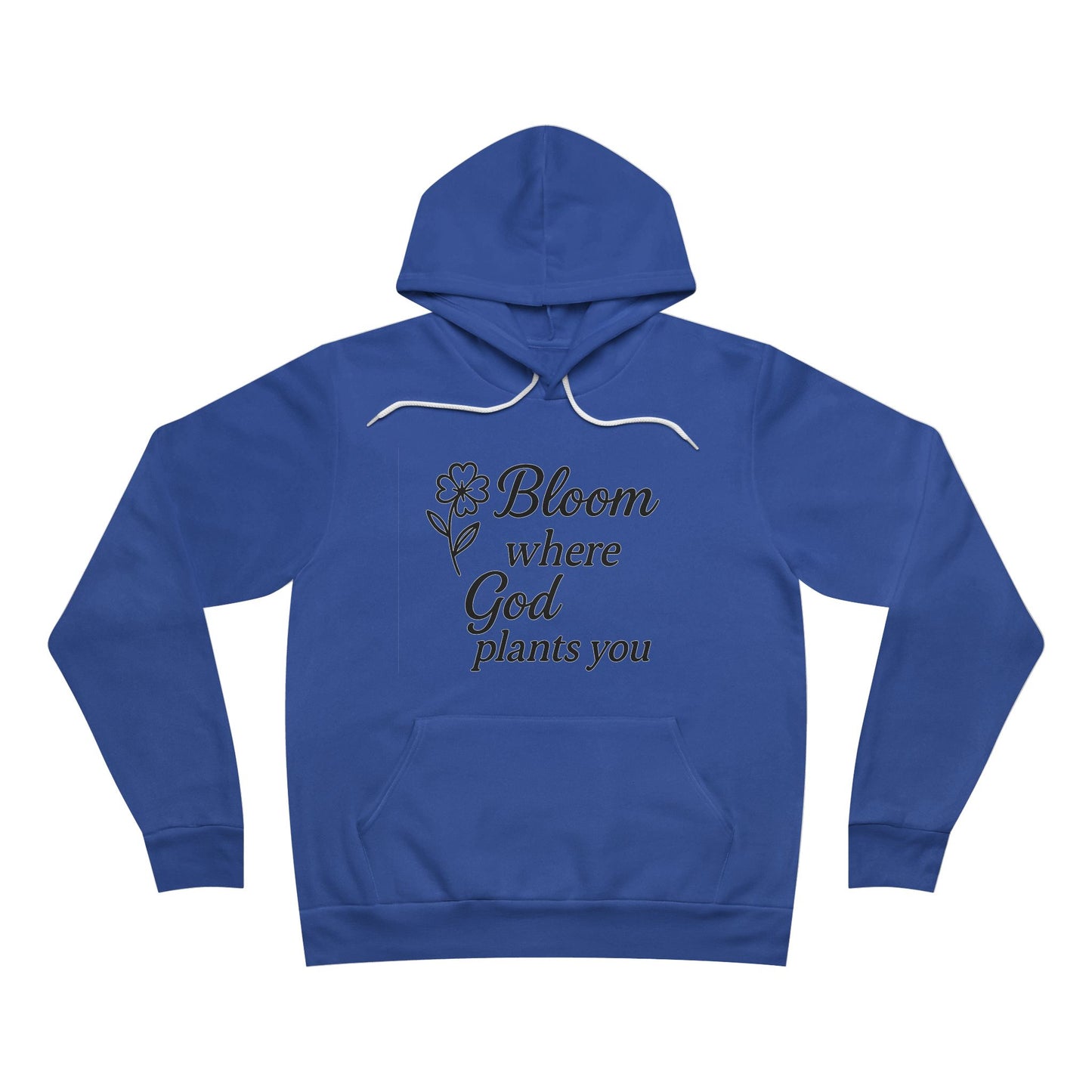 Inspirational Floral Hoodie | Bloom Where God Plants You, Cozy Pullover, Gift for Friends, Faith Apparel, Spring Fashion