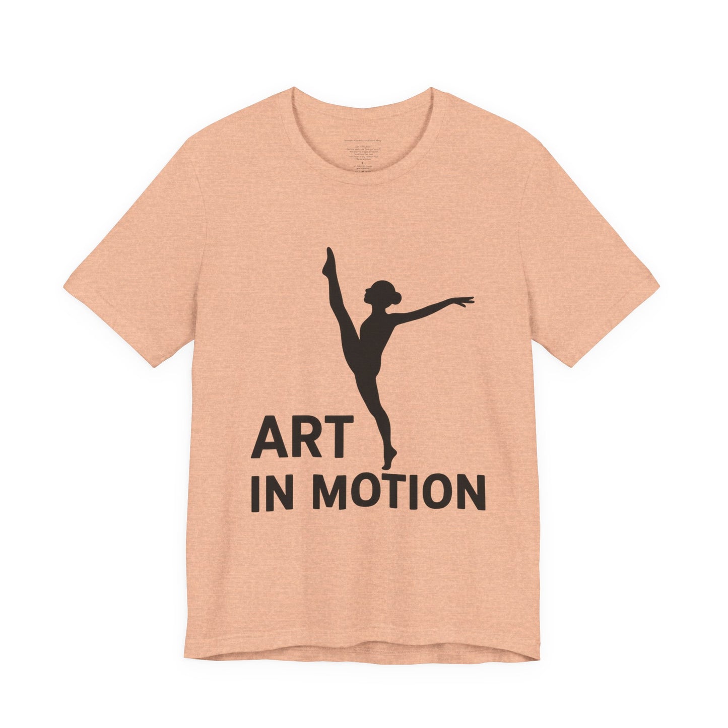 Dancer Graphic Tee, Art in Motion T-Shirt, Ballet Dance Apparel, Unisex Casual Top, Perfect Gift for Dance Lovers, Artsy Statement Shirt