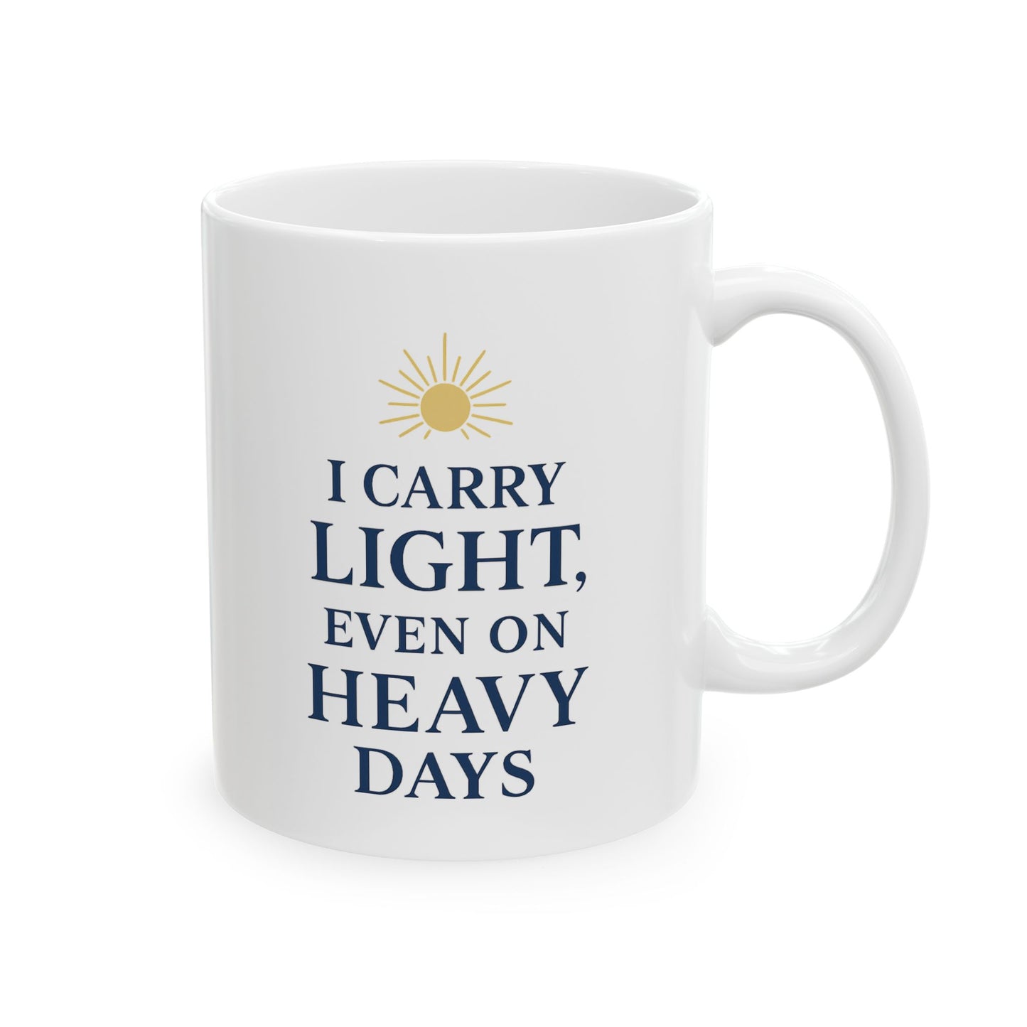 Inspirational Ceramic Mug - Perfect Gift for Coffee Lovers, Motivational Gift, Daily Inspiration, Home Office Décor, Self-Care