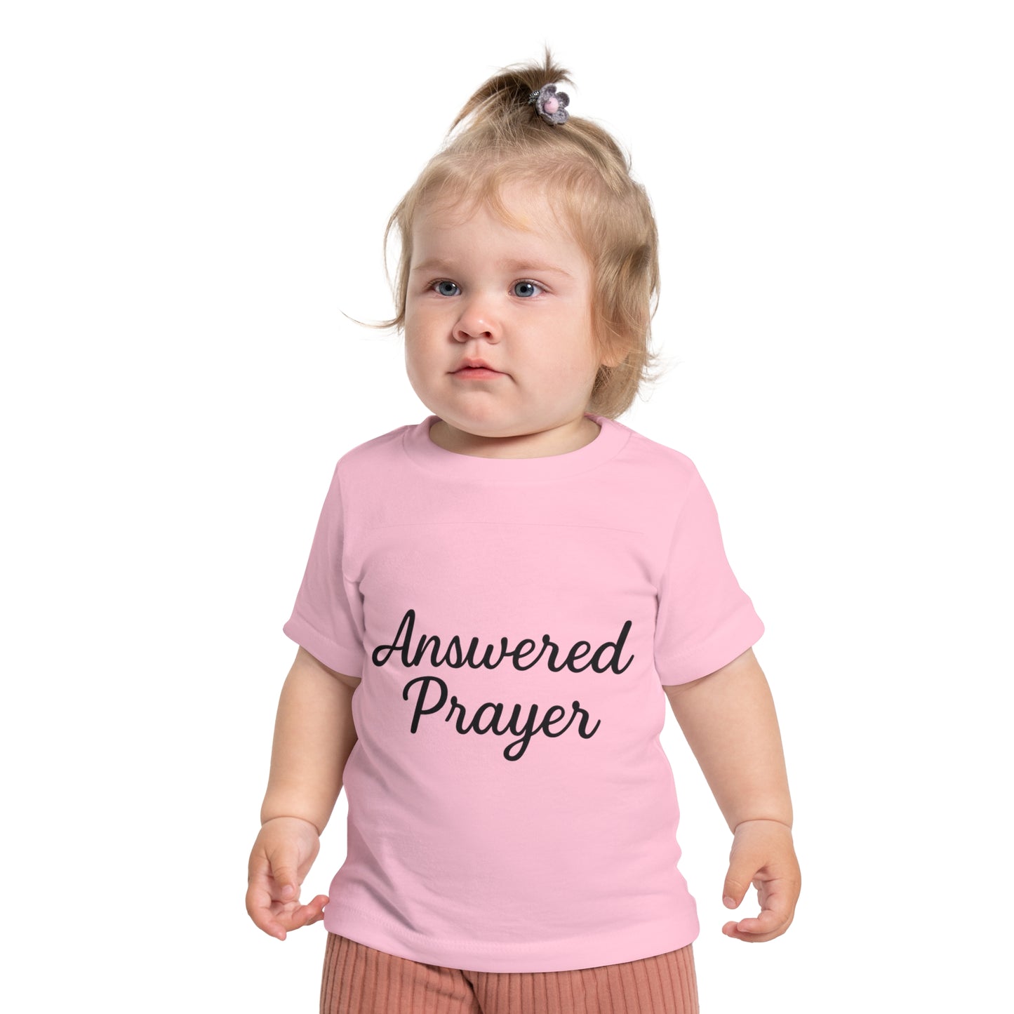 Baby Prayer Tee - Cute Short Sleeve T-Shirt for Little Ones, Baby Shower Gift, Faith-Inspired Outfit, Everyday Wear, Newborn Apparel