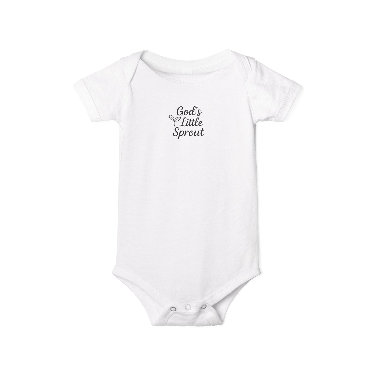 God's Little Sprout Infant Bodysuit, Baby Shower Gift, Newborn Outfit, Christening Apparel, Infant Clothing, Cute Baby Wear