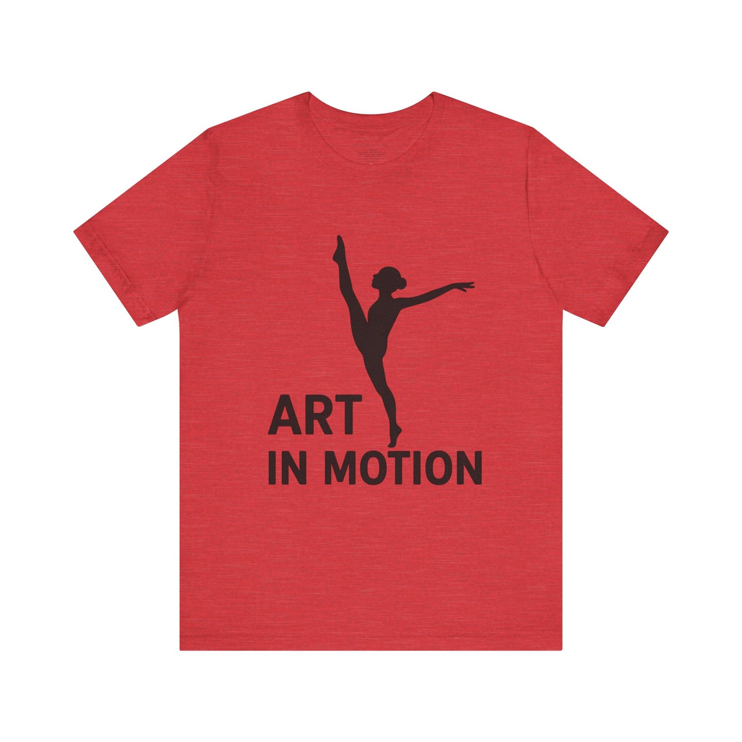 Dancer Graphic Tee, Art in Motion T-Shirt, Ballet Dance Apparel, Unisex Casual Top, Perfect Gift for Dance Lovers, Artsy Statement Shirt