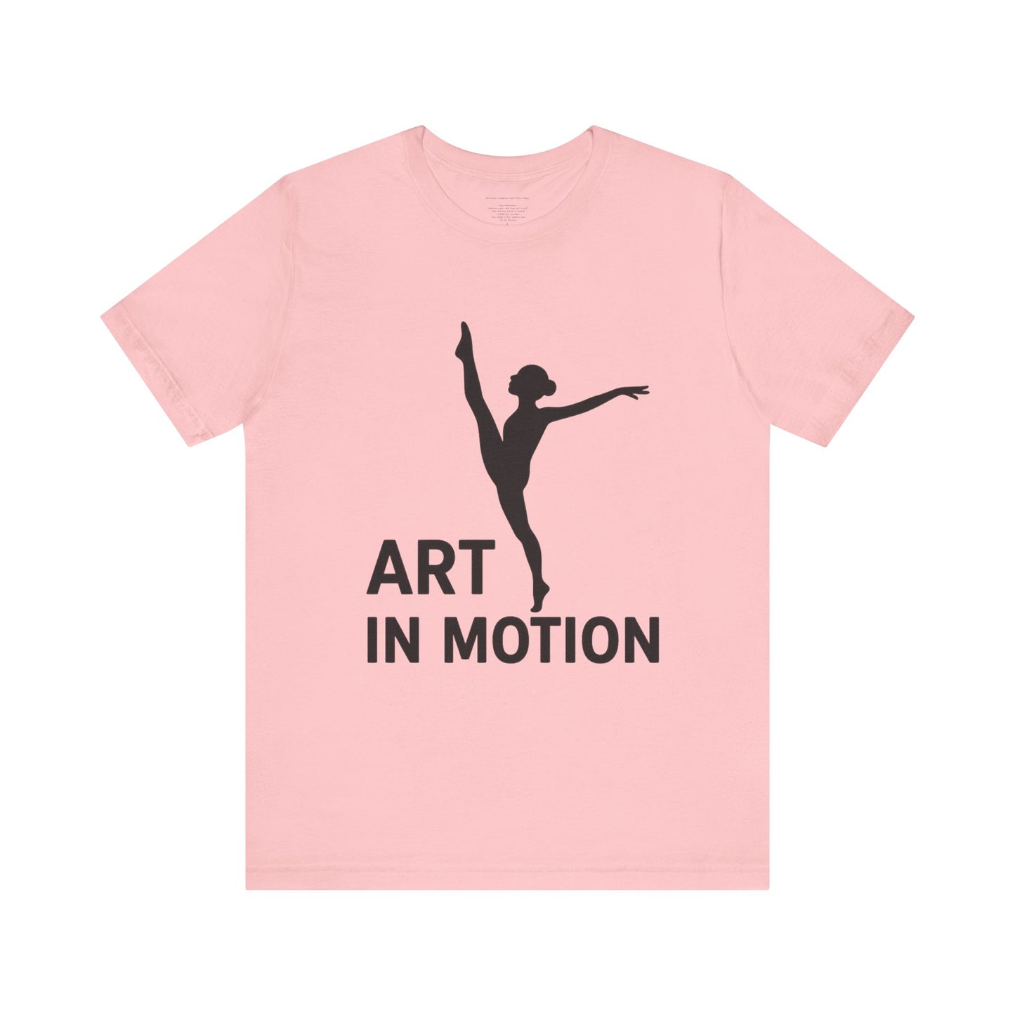 Dancer Graphic Tee, Art in Motion T-Shirt, Ballet Dance Apparel, Unisex Casual Top, Perfect Gift for Dance Lovers, Artsy Statement Shirt