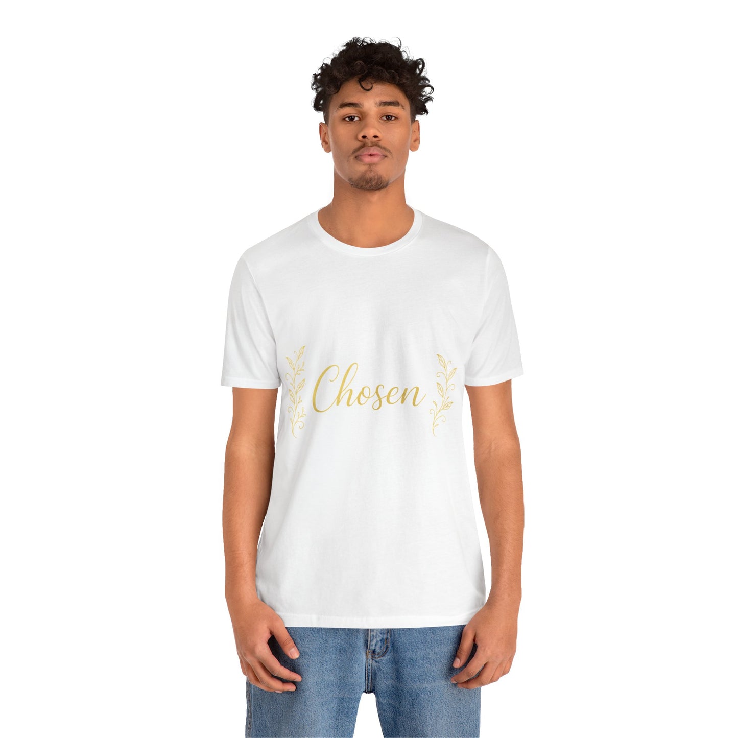 Chosen Unisex Jersey Tee - Inspirational Shirt, Gift for Friends, Motivational Top, Casual Wear, Christian Apparel