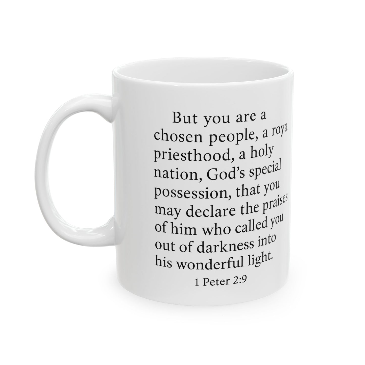 Crown with Purpose Ceramic Mug - Inspirational Gift for Royalty Lovers, Coffee, Tea, Office Decor, Motivational