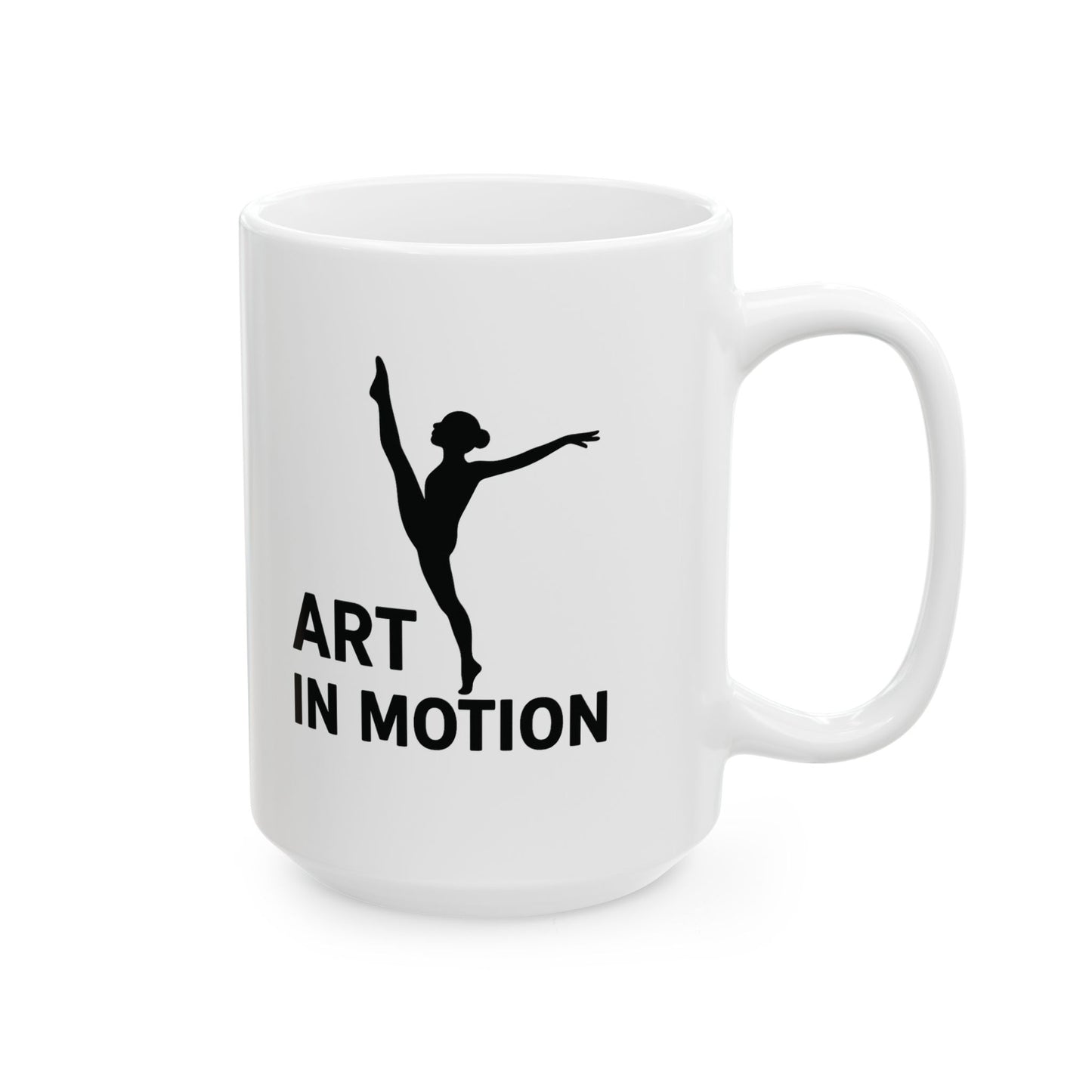 Art in Motion Ceramic Mug - Inspiring Coffee Cup for Artists, Gift for Creatives, Motivation Mug, Home Office Decor, Unique Mug for [...]