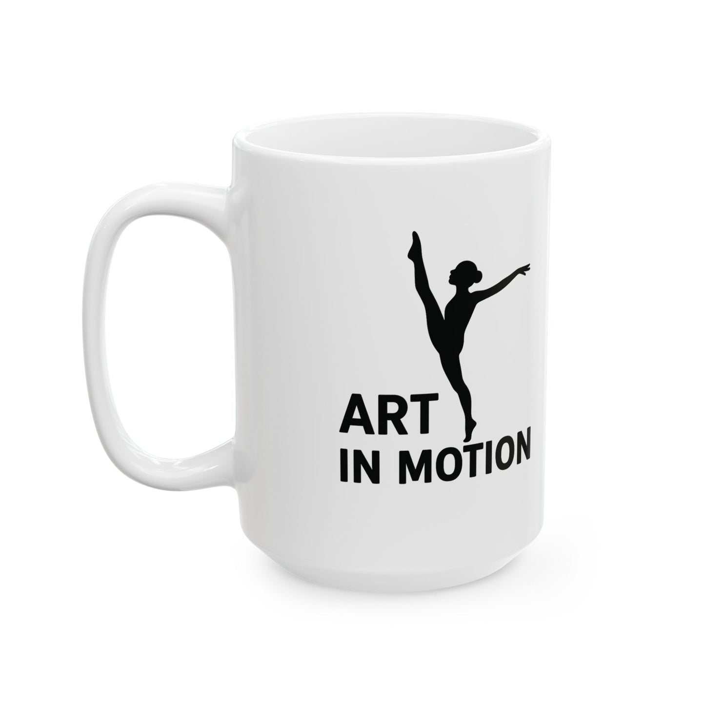 Art in Motion Ceramic Mug - Inspiring Coffee Cup for Artists, Gift for Creatives, Motivation Mug, Home Office Decor, Unique Mug for [...]