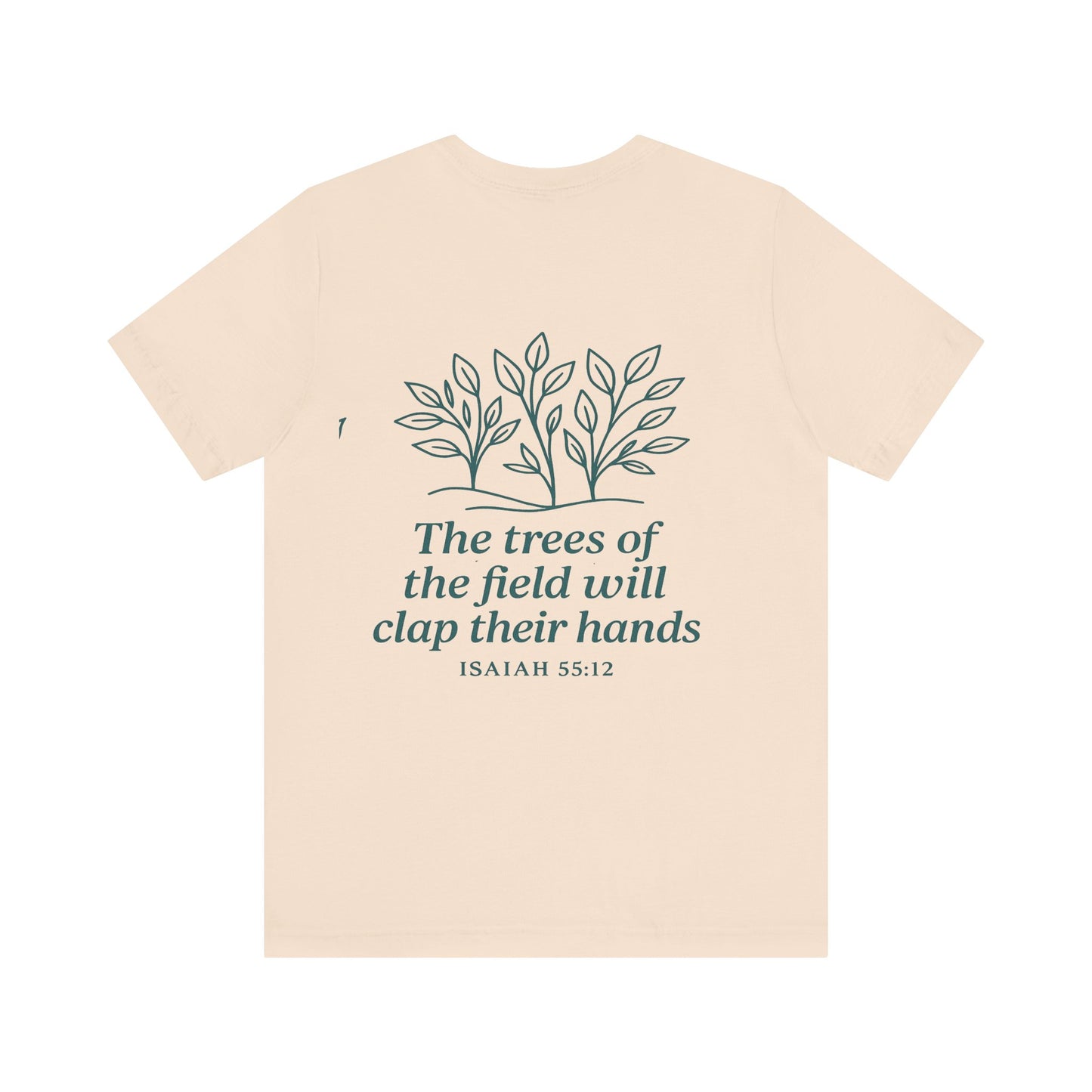 Nature-Inspired Inspirational T-Shirt, Eco-Friendly Faith Tee, Gift for Nature Lovers, Christian Apparel, Verse Shirt
