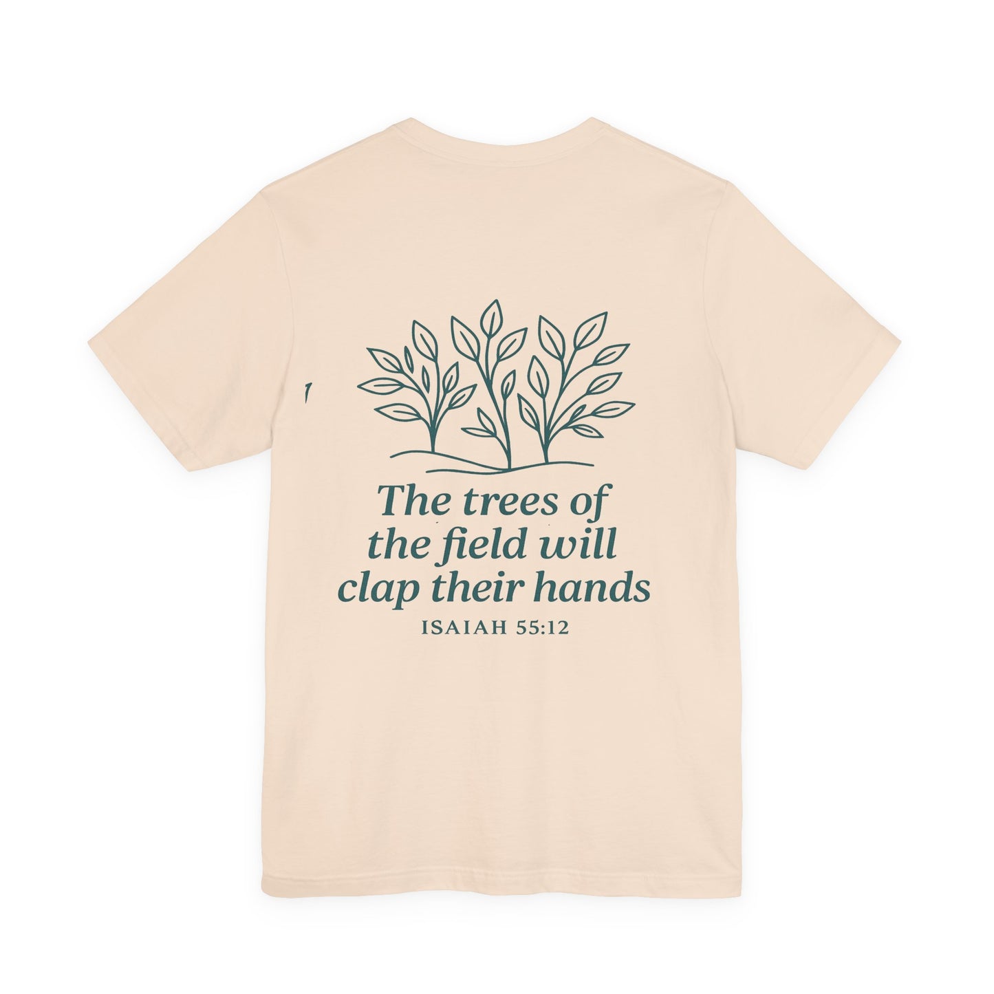 Nature-Inspired Inspirational T-Shirt, Eco-Friendly Faith Tee, Gift for Nature Lovers, Christian Apparel, Verse Shirt