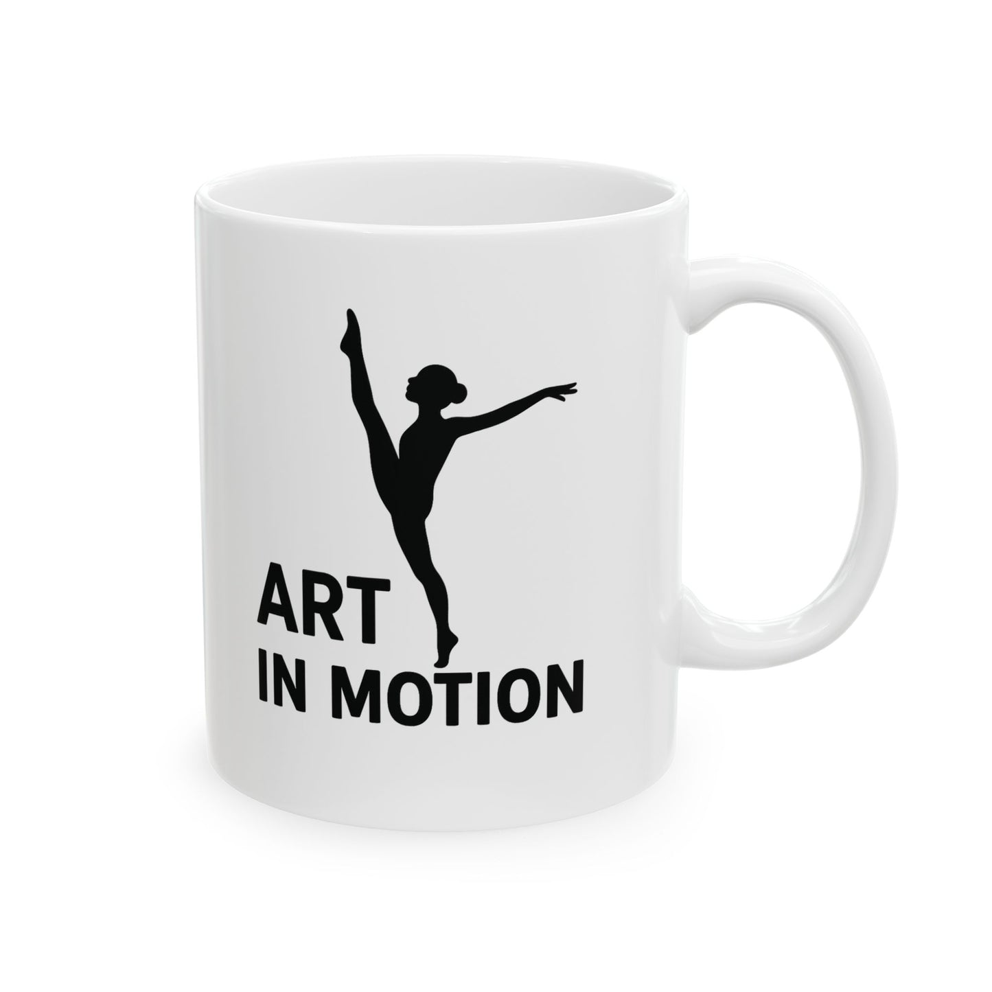 Art in Motion Ceramic Mug - Inspiring Coffee Cup for Artists, Gift for Creatives, Motivation Mug, Home Office Decor, Unique Mug for [...]
