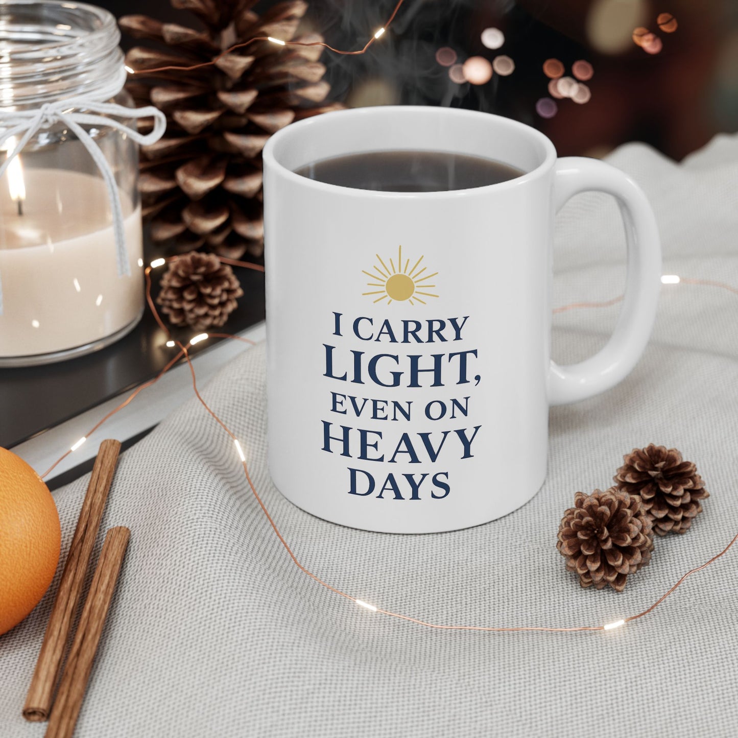 Inspirational Ceramic Mug - Perfect Gift for Coffee Lovers, Motivational Gift, Daily Inspiration, Home Office Décor, Self-Care