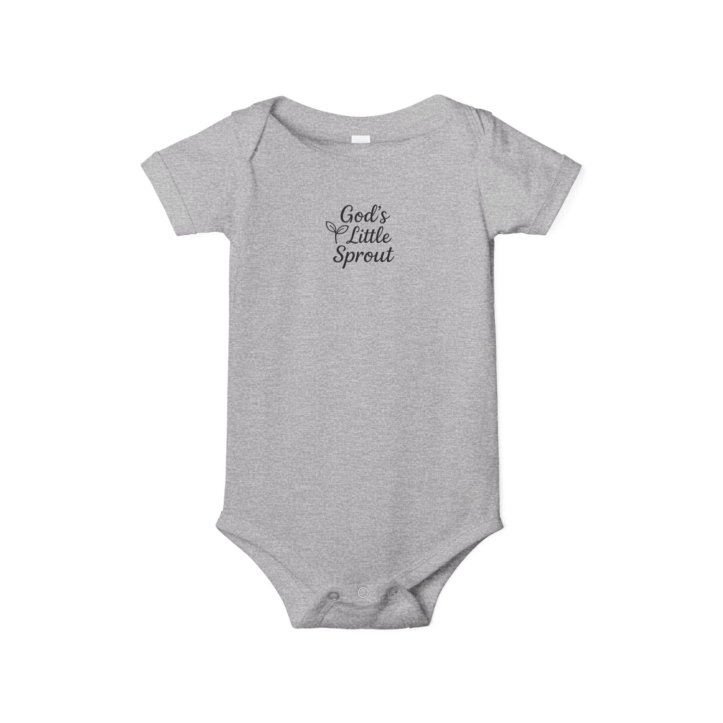 God's Little Sprout Infant Bodysuit, Baby Shower Gift, Newborn Outfit, Christening Apparel, Infant Clothing, Cute Baby Wear