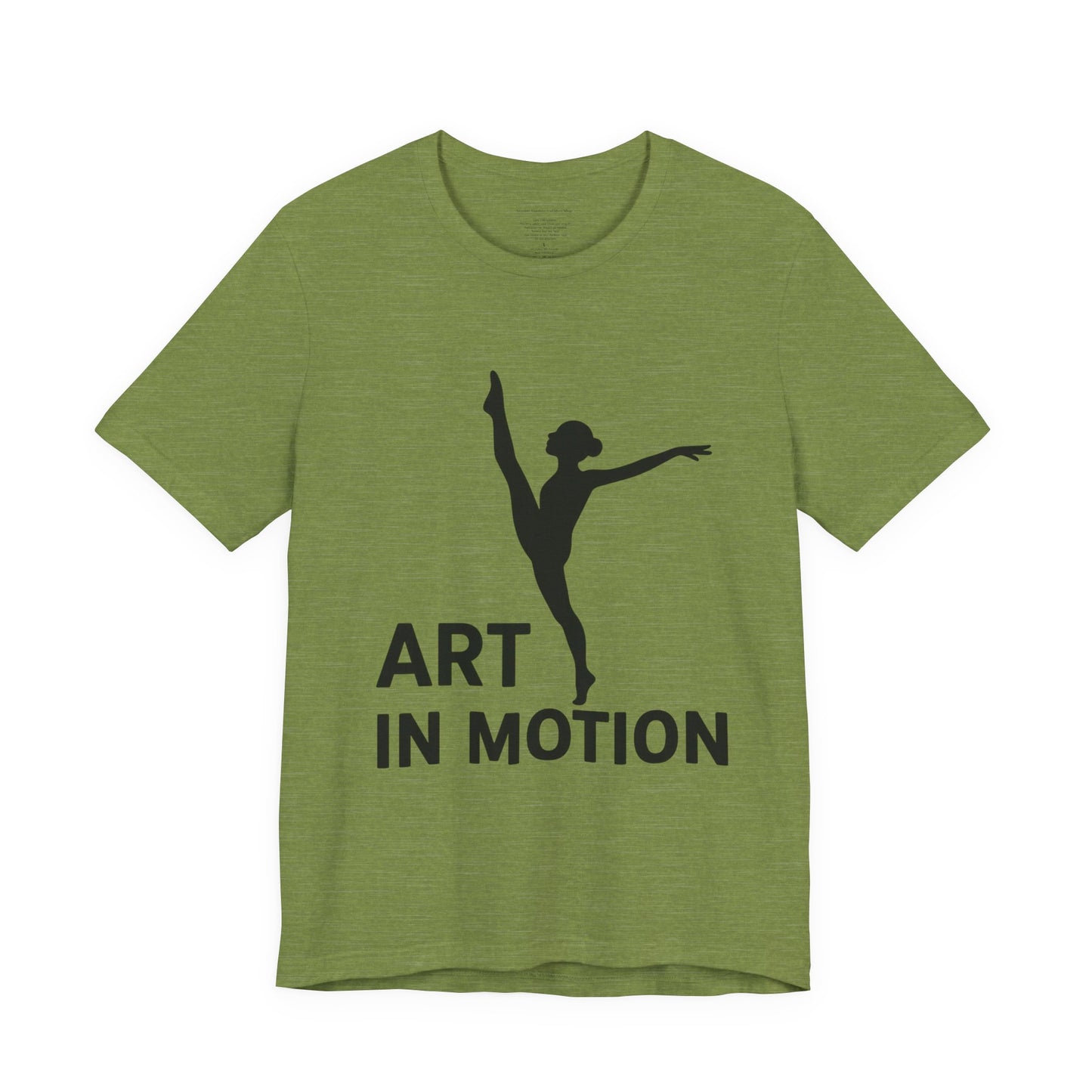 Dancer Graphic Tee, Art in Motion T-Shirt, Ballet Dance Apparel, Unisex Casual Top, Perfect Gift for Dance Lovers, Artsy Statement Shirt