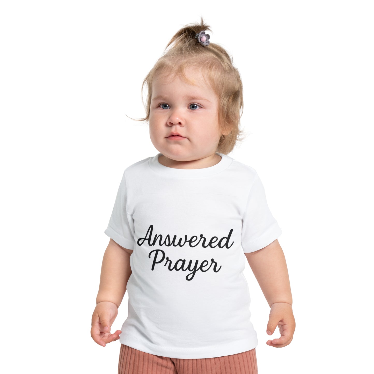 Baby Prayer Tee - Cute Short Sleeve T-Shirt for Little Ones, Baby Shower Gift, Faith-Inspired Outfit, Everyday Wear, Newborn Apparel