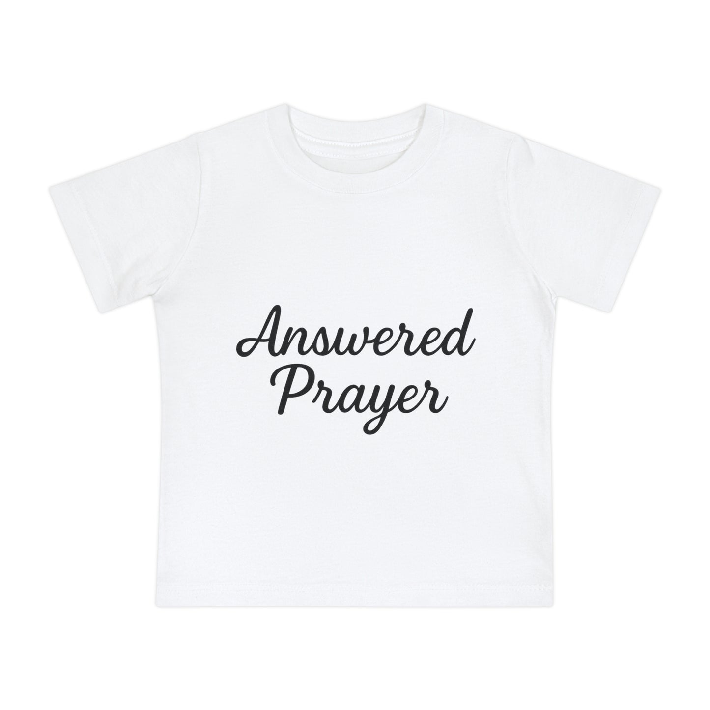 Baby Prayer Tee - Cute Short Sleeve T-Shirt for Little Ones, Baby Shower Gift, Faith-Inspired Outfit, Everyday Wear, Newborn Apparel