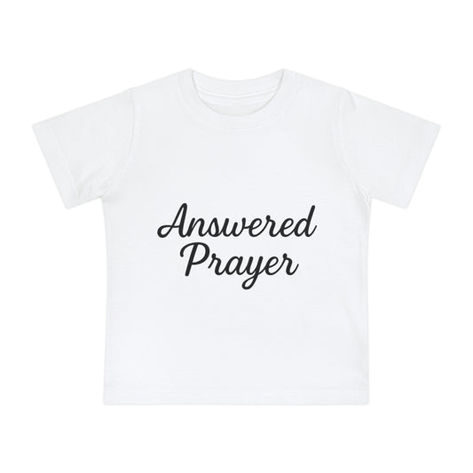 Baby Prayer Tee - Cute Short Sleeve T-Shirt for Little Ones, Baby Shower Gift, Faith-Inspired Outfit, Everyday Wear, Newborn Apparel