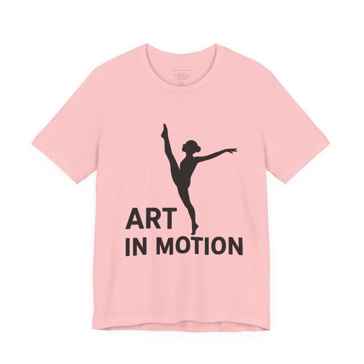 Dancer Graphic Tee, Art in Motion T-Shirt, Ballet Dance Apparel, Unisex Casual Top, Perfect Gift for Dance Lovers, Artsy Statement Shirt