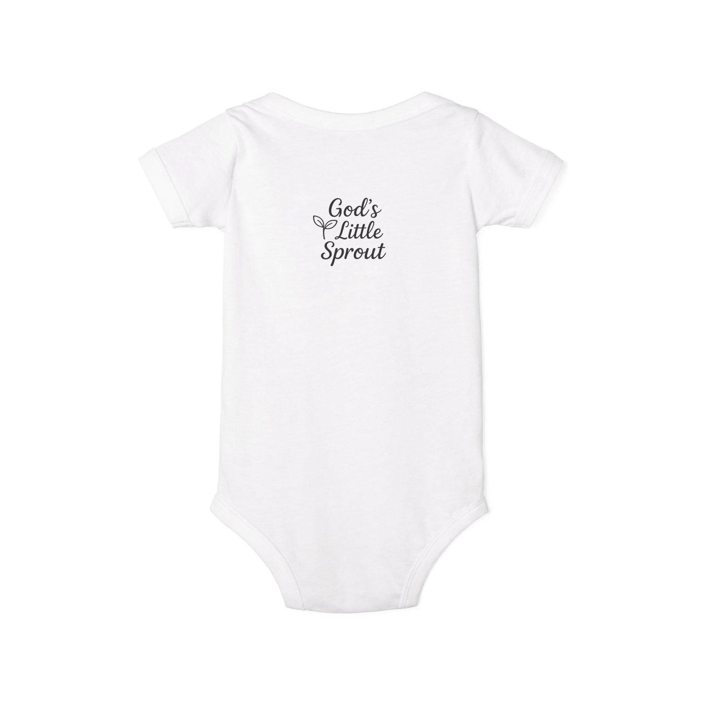 God's Little Sprout Infant Bodysuit, Baby Shower Gift, Newborn Outfit, Christening Apparel, Infant Clothing, Cute Baby Wear