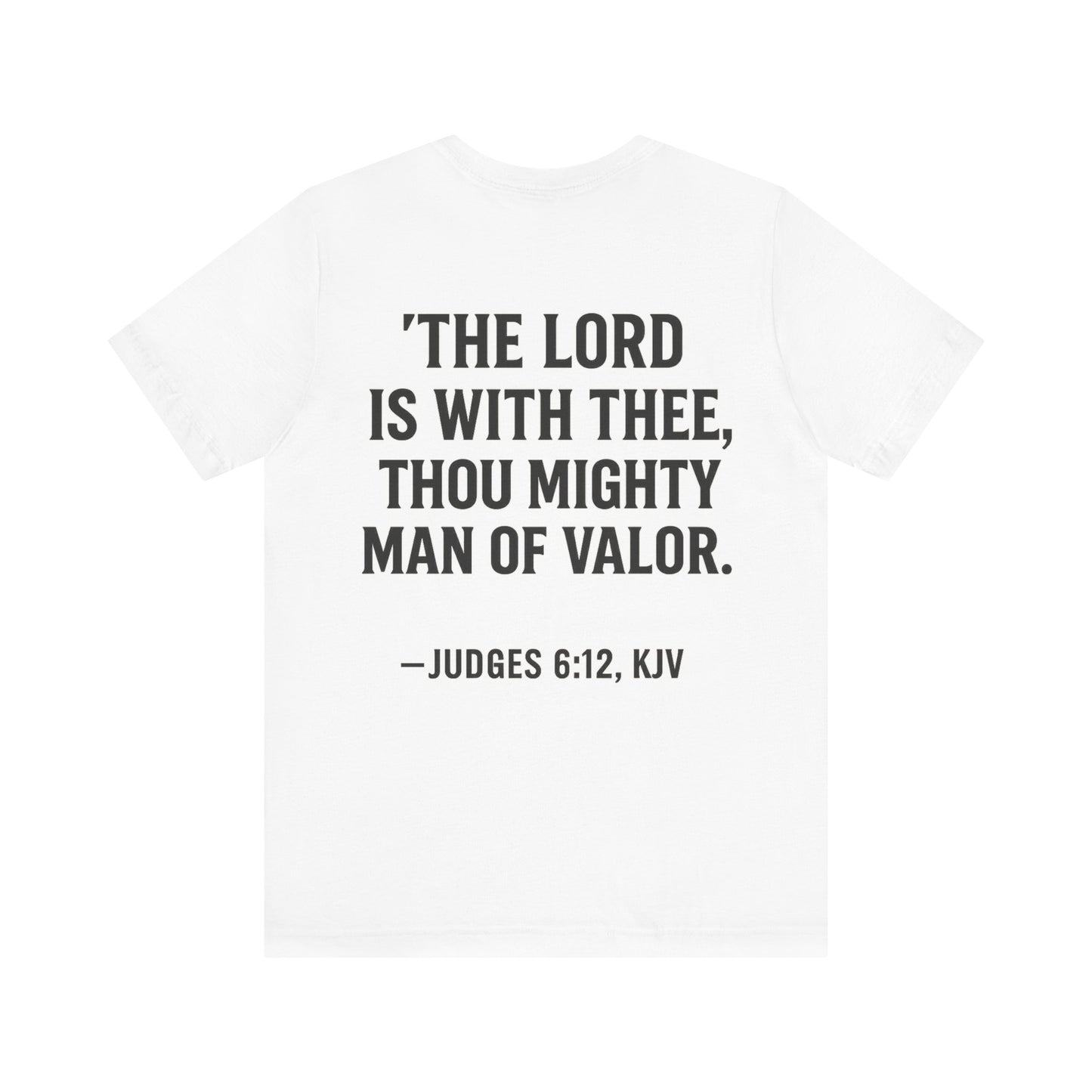 Faith-Inspired Unisex Tee, Motivational Shirt, Men's Apparel, Gift for Dad, Christian T-Shirts, Bible Verse Clothing